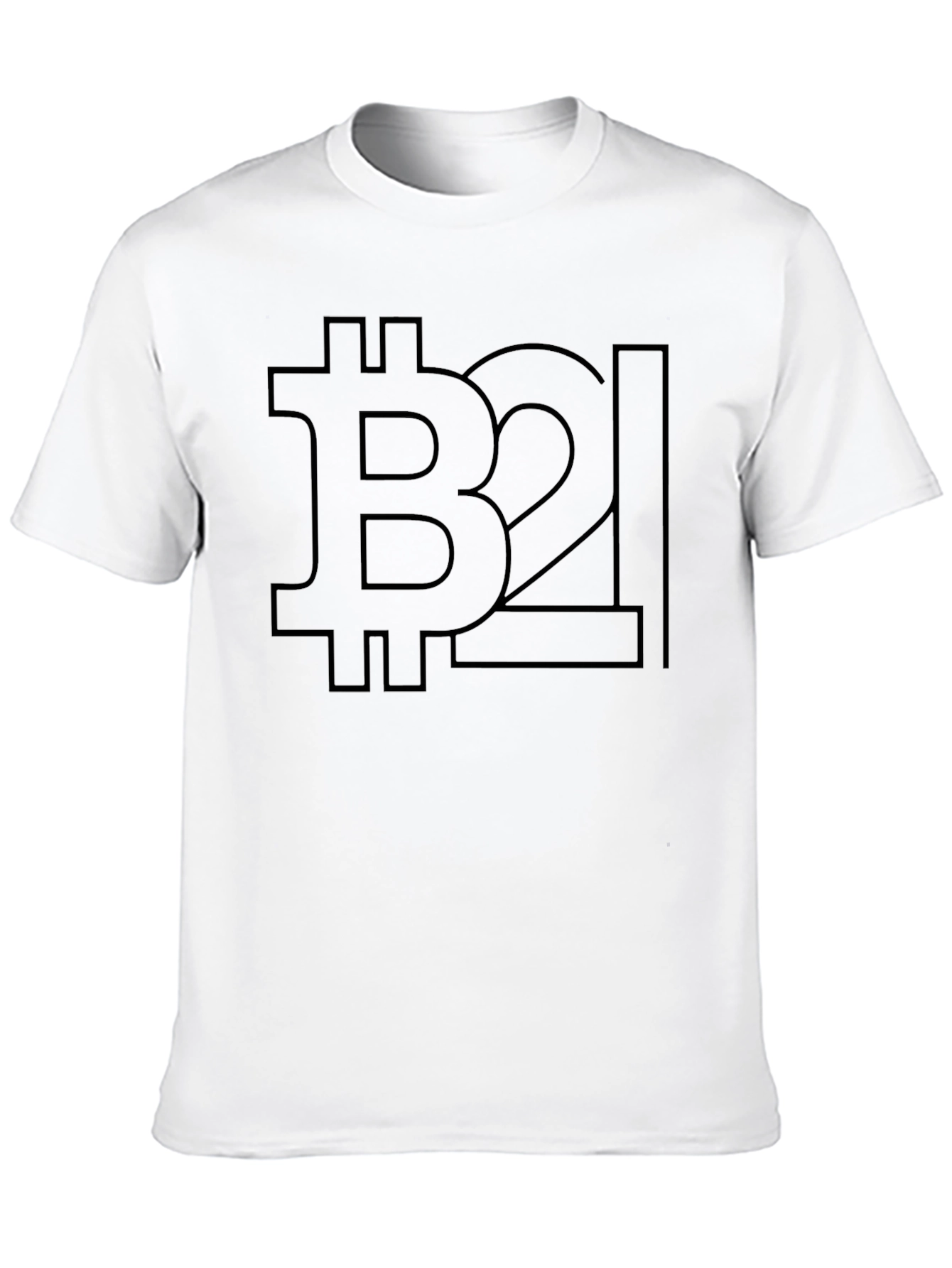 Bitcoin B2L Black T-Shirt - Crypto Design