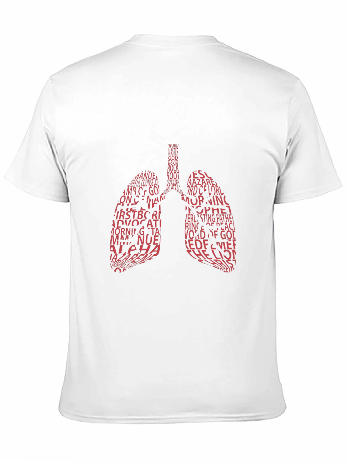 Lung Word Art Graphic Tee