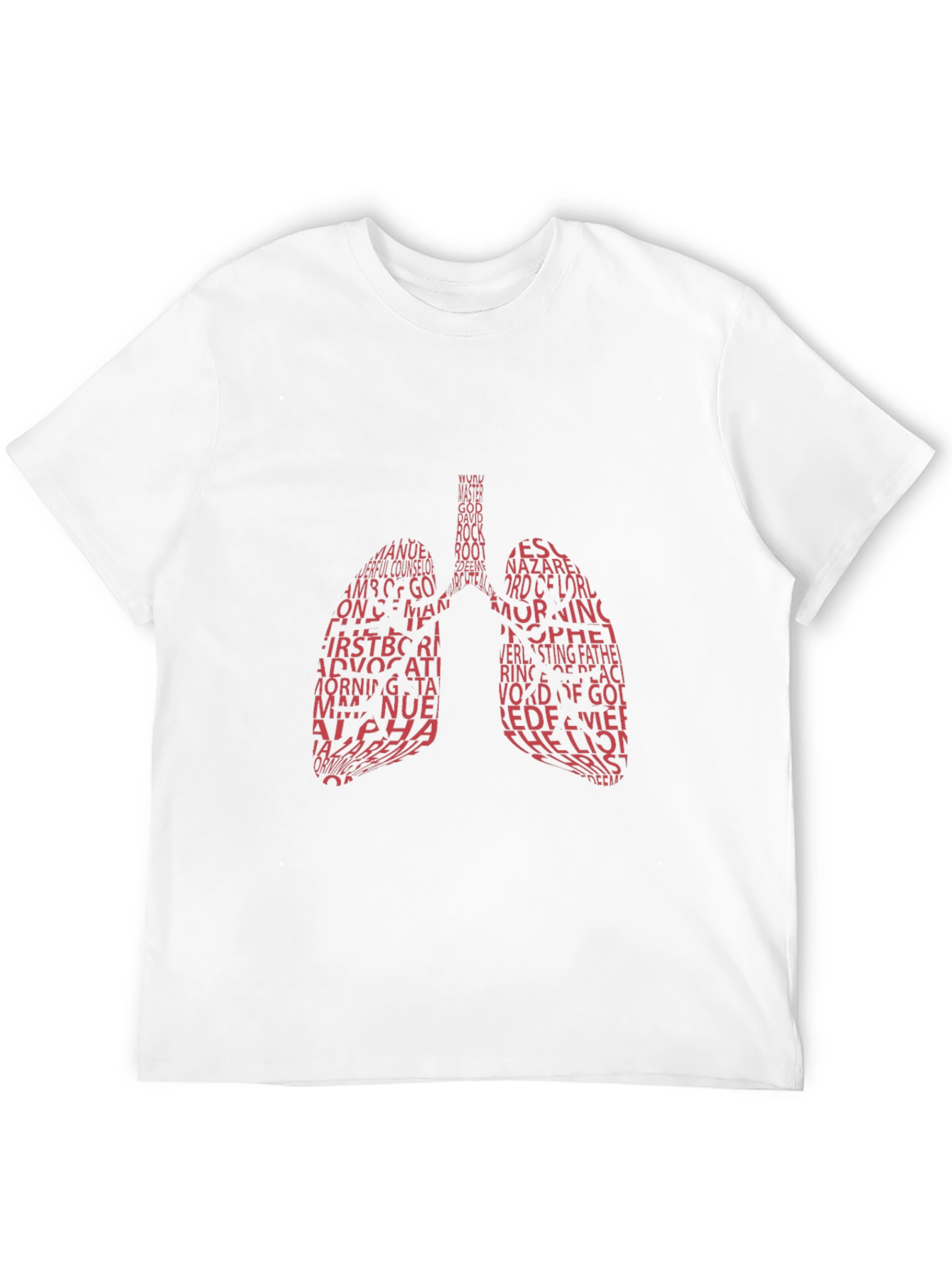 Lung Word Art Graphic Tee