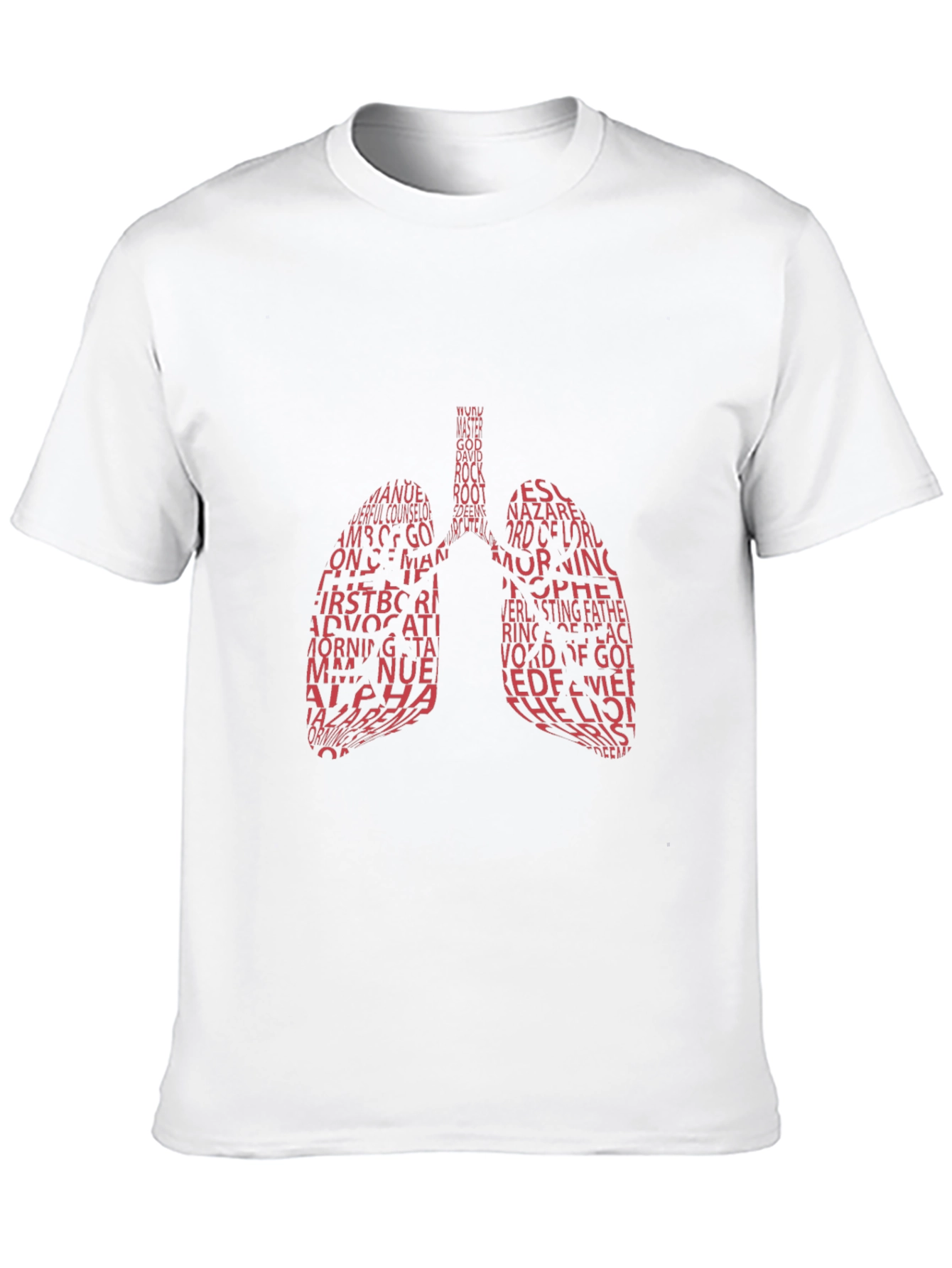 Lung Word Art Graphic Tee