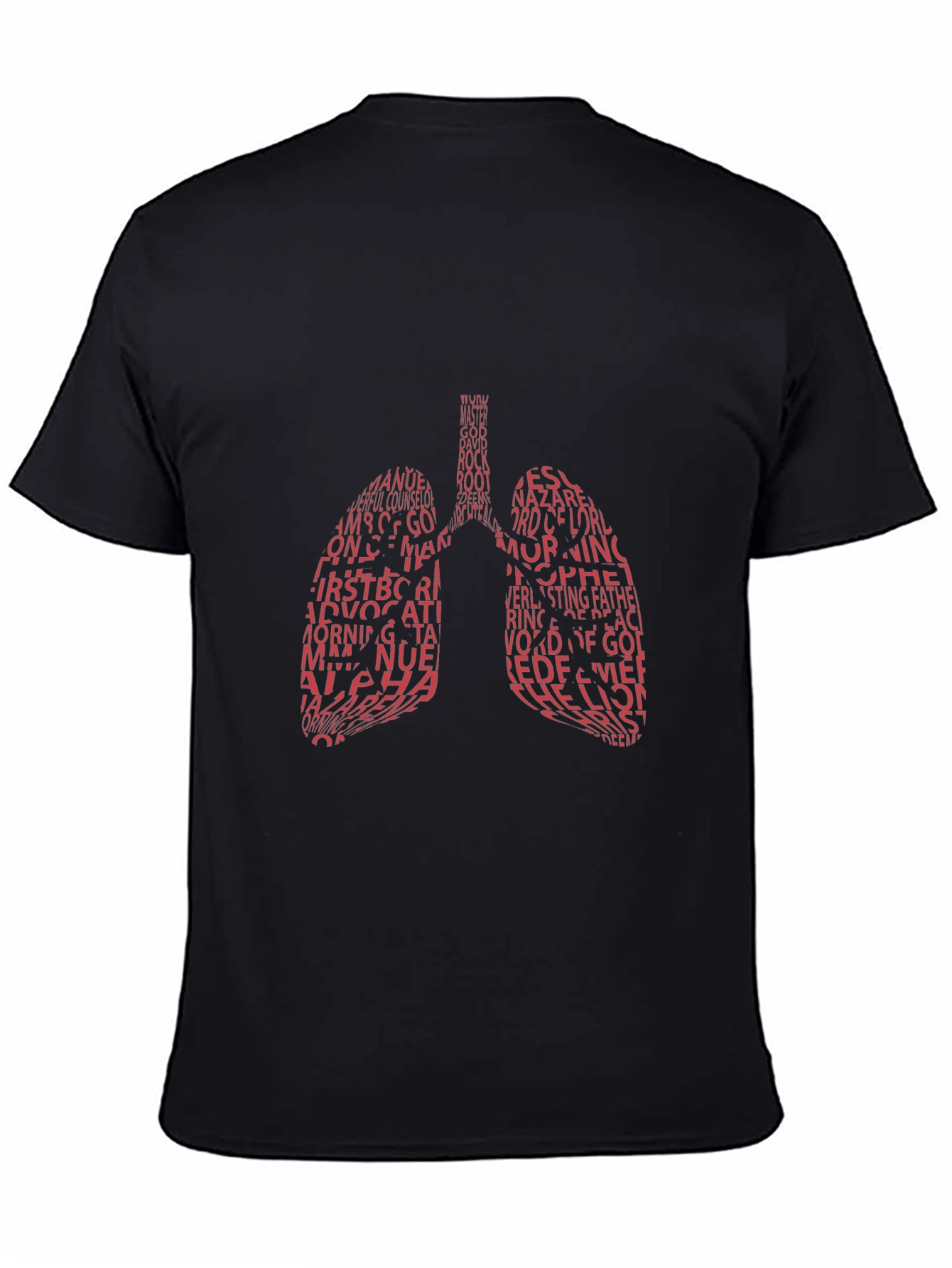 Lung Word Art Graphic Tee
