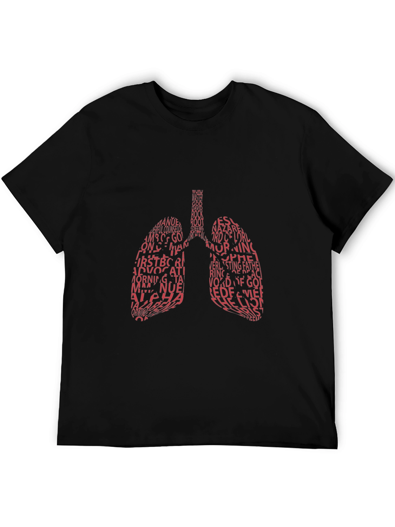 Lung Word Art Graphic Tee