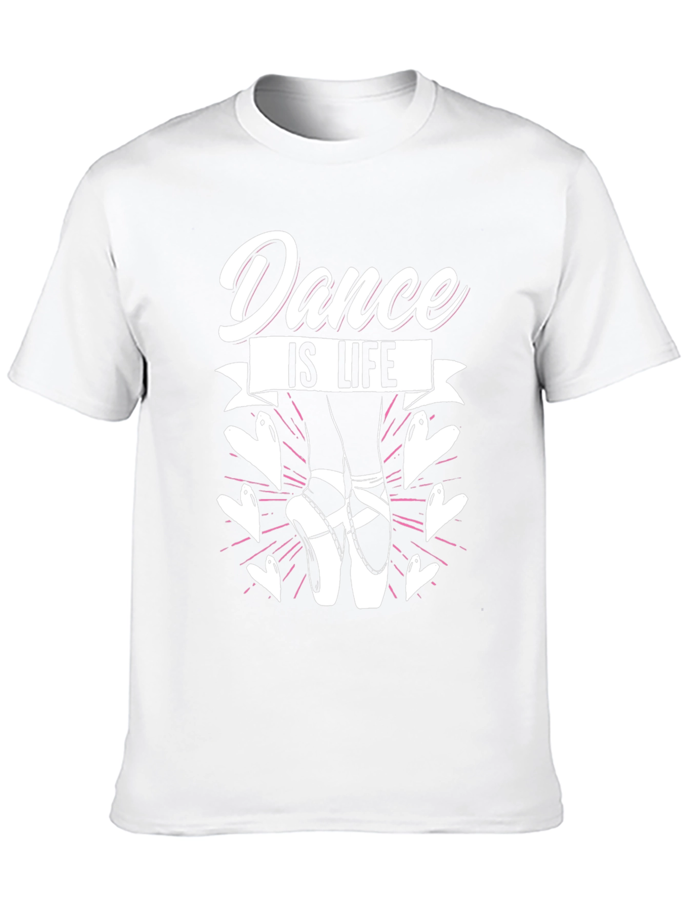 Dance is Life T-Shirt - Ballet Pointe Shoes Tee