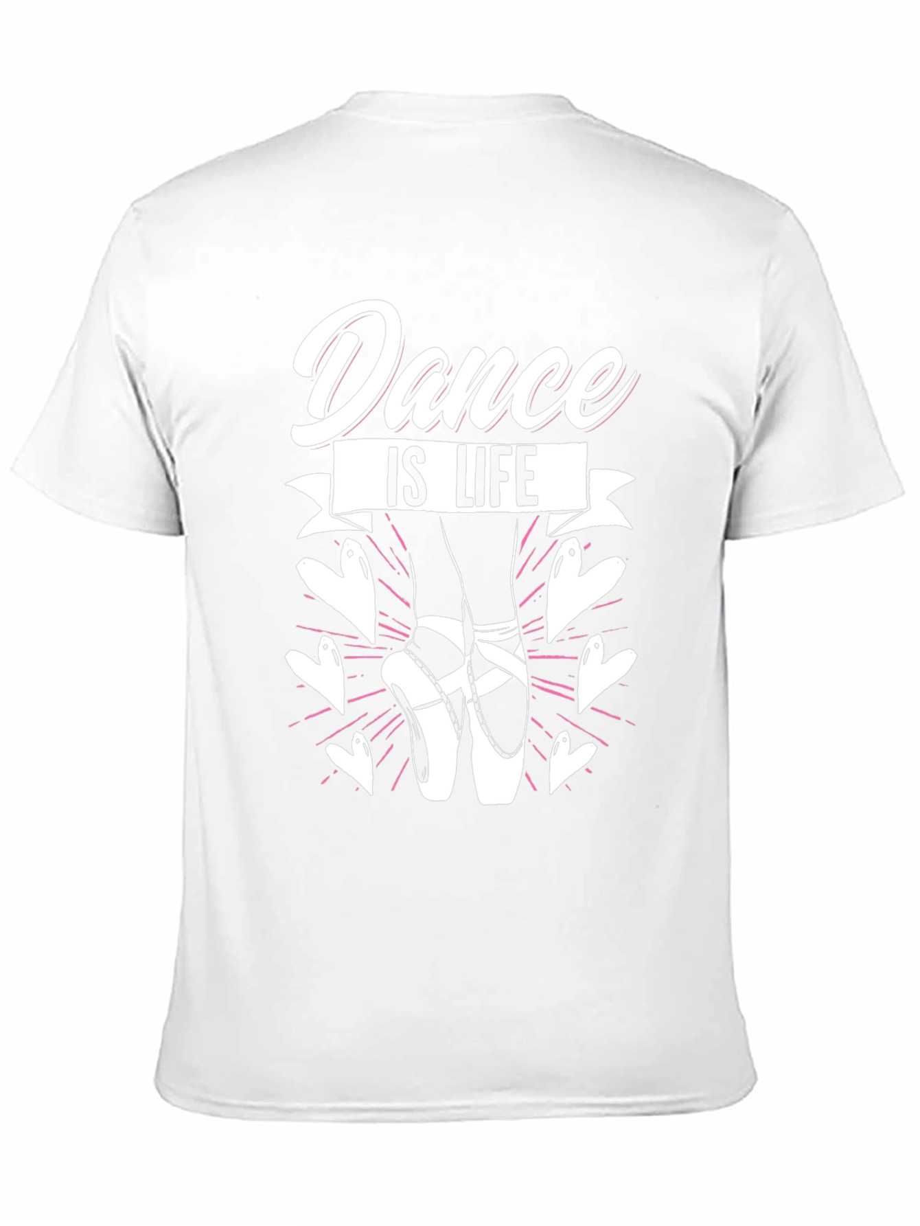 Dance is Life T-Shirt - Ballet Pointe Shoes Tee