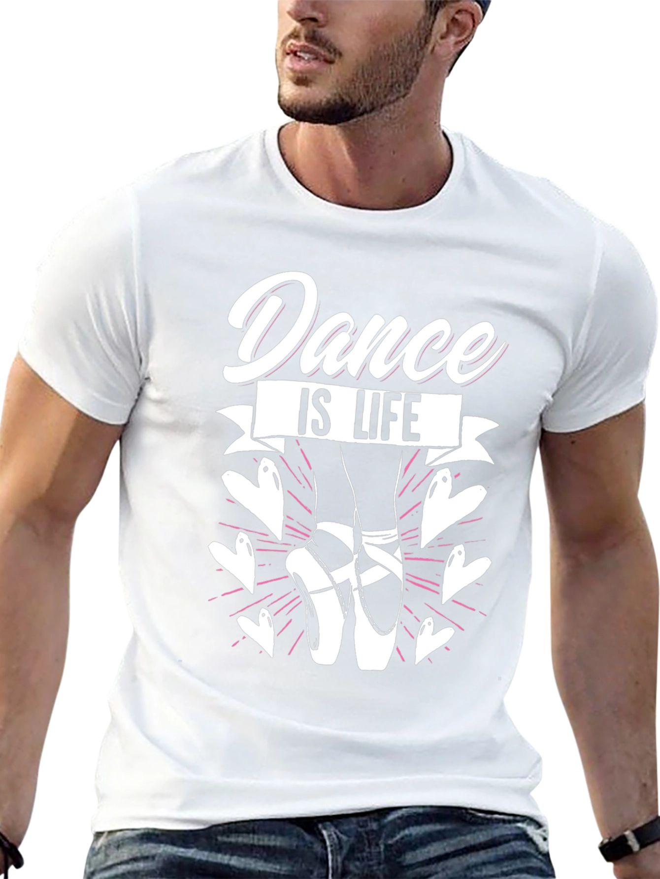Dance is Life T-Shirt - Ballet Pointe Shoes Tee