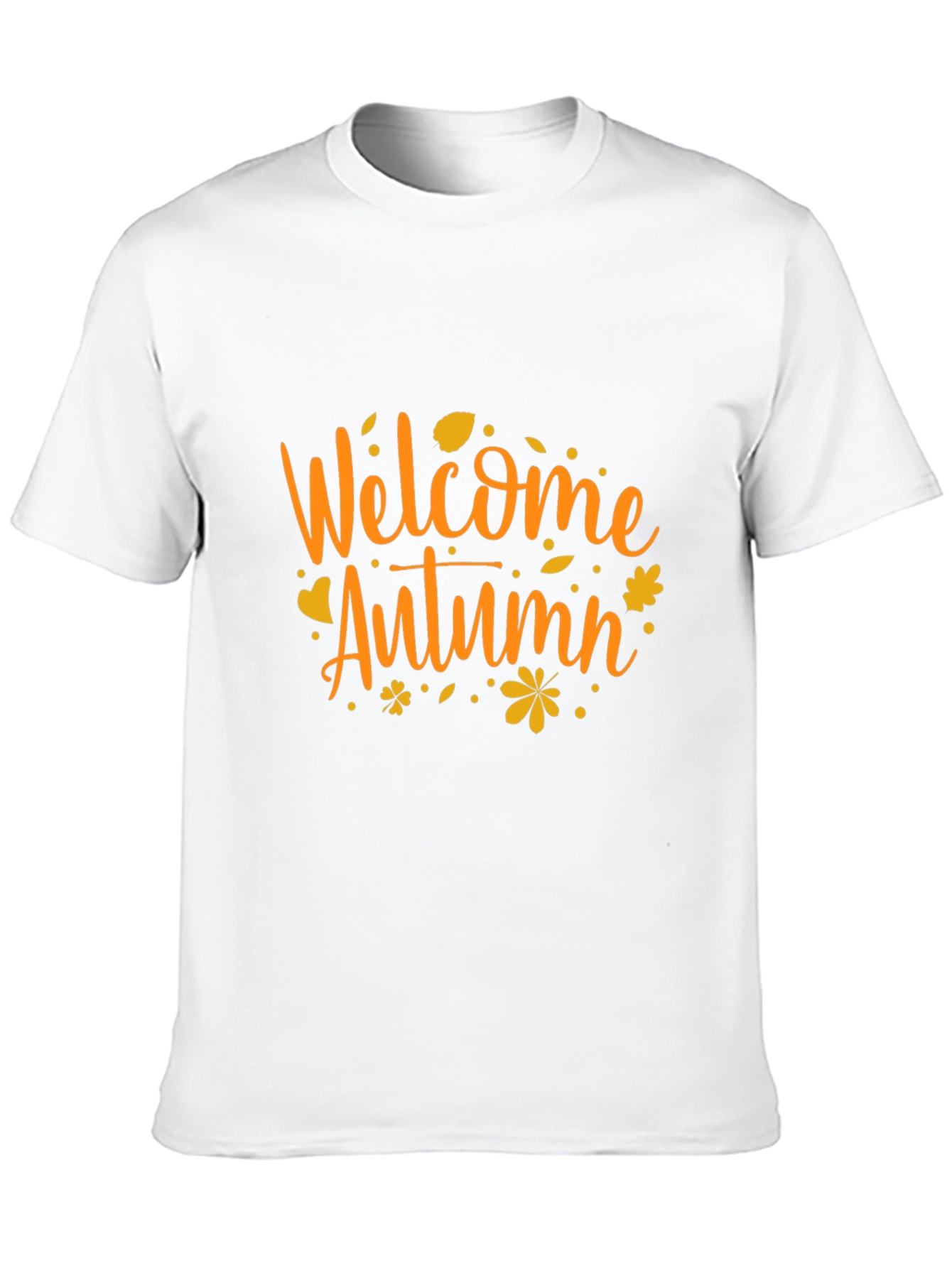 Welcome Autumn T-Shirt: Festive Fall Apparel