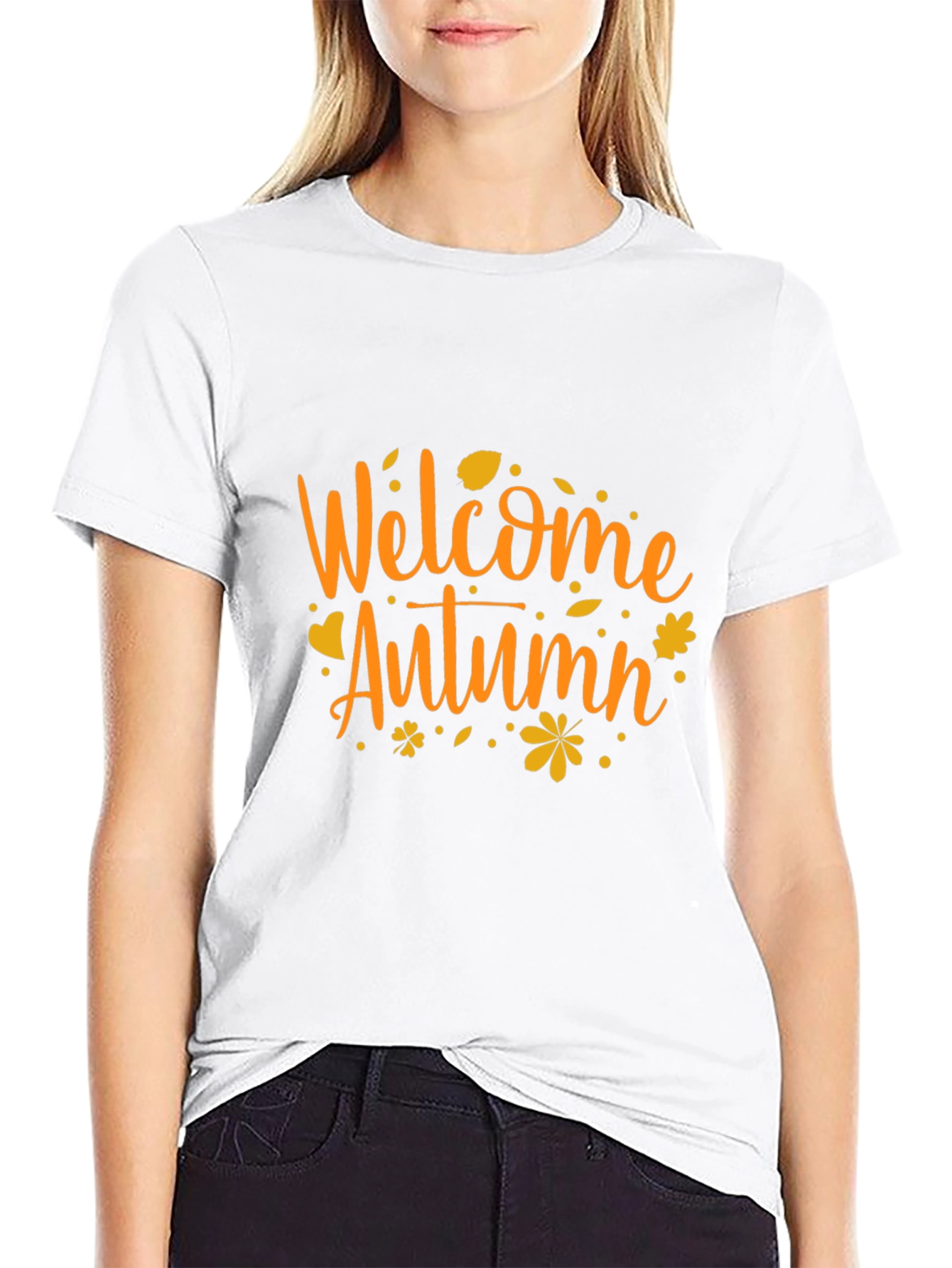 Welcome Autumn T-Shirt: Festive Fall Apparel