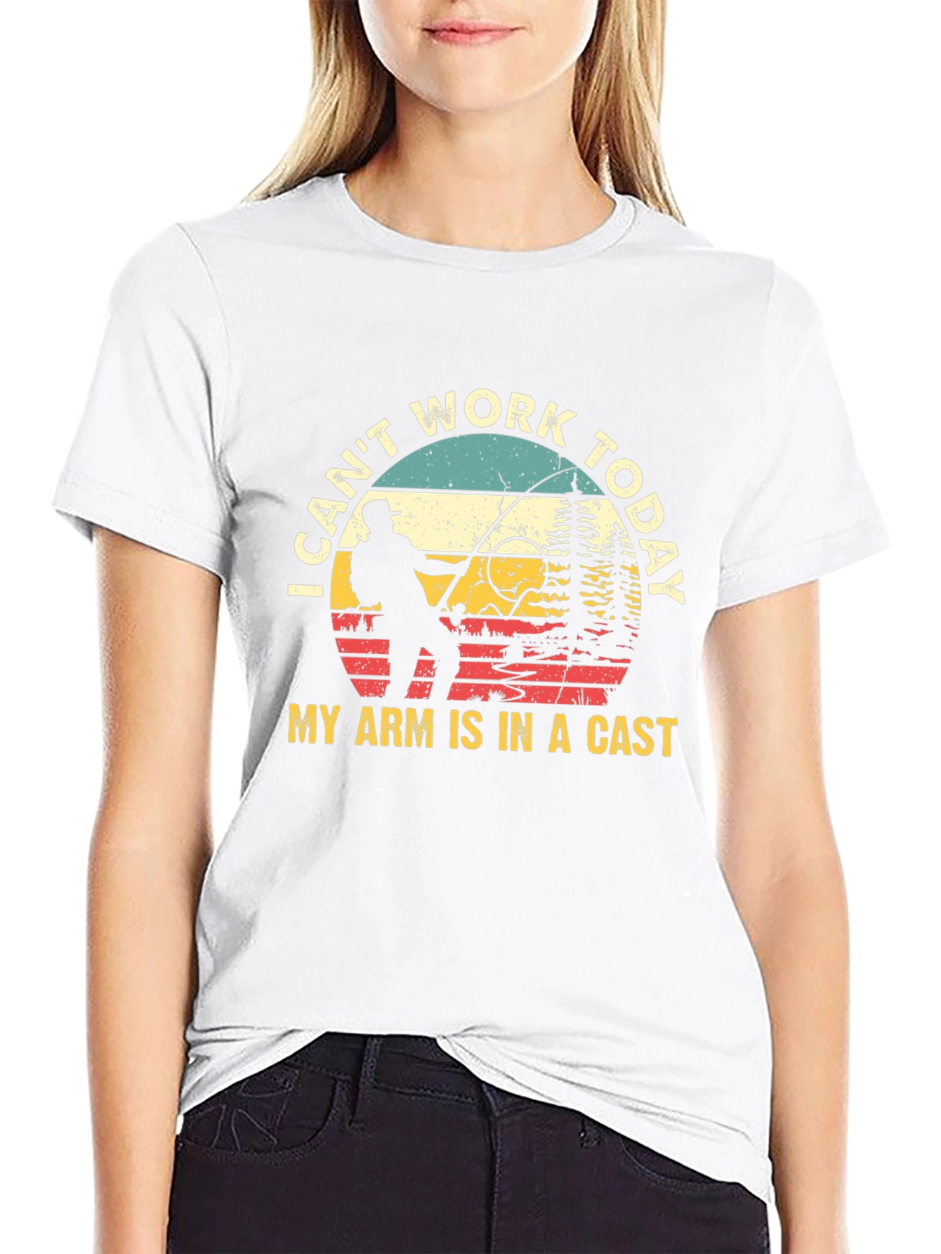 I Cant Work Today Fishing T-Shirt