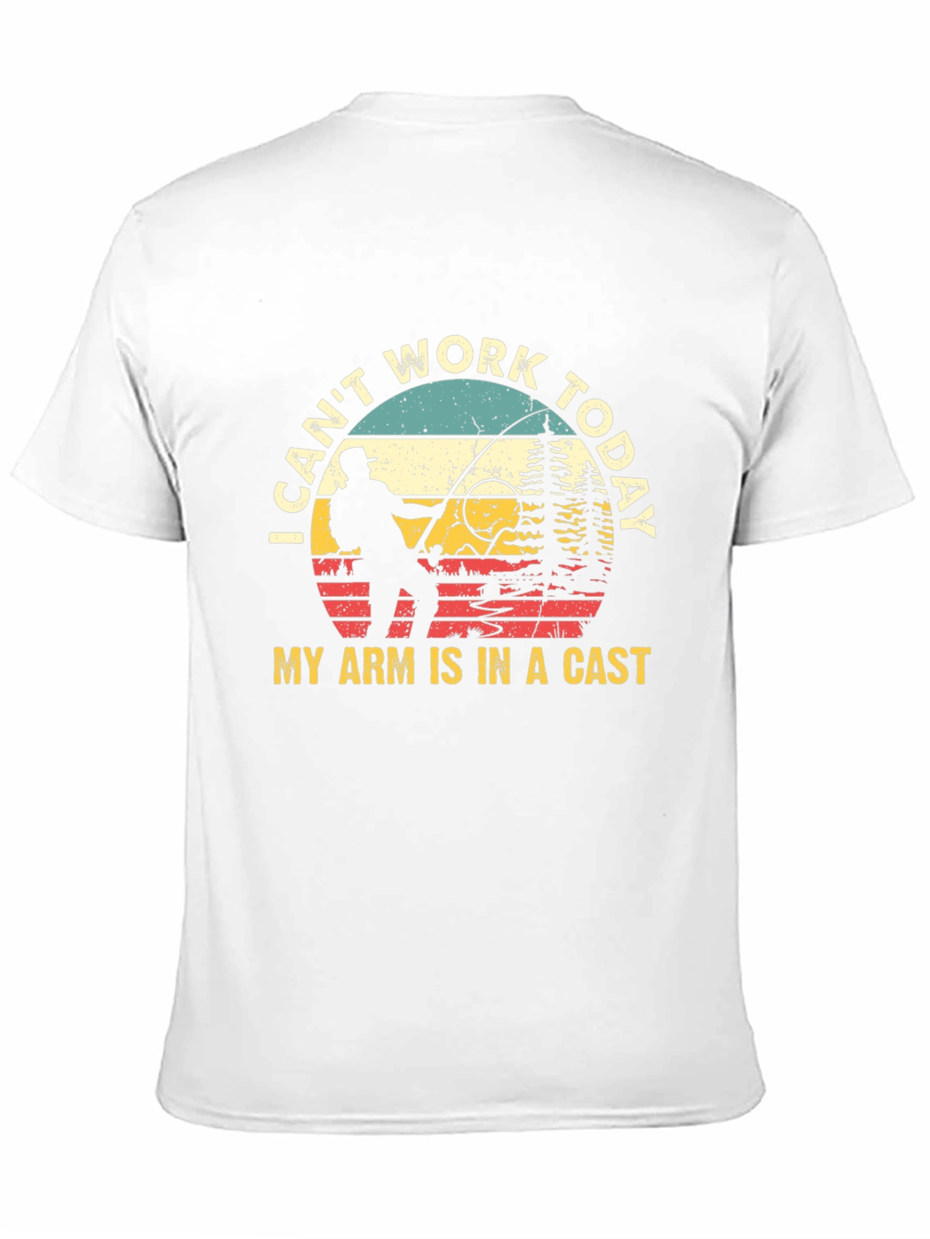 I Cant Work Today Fishing T-Shirt