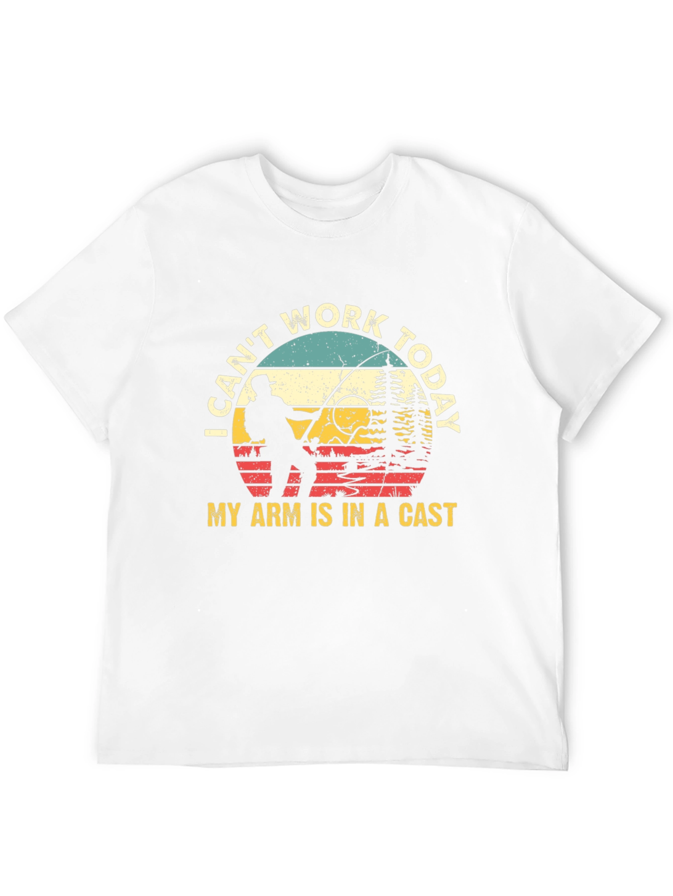 I Cant Work Today Fishing T-Shirt