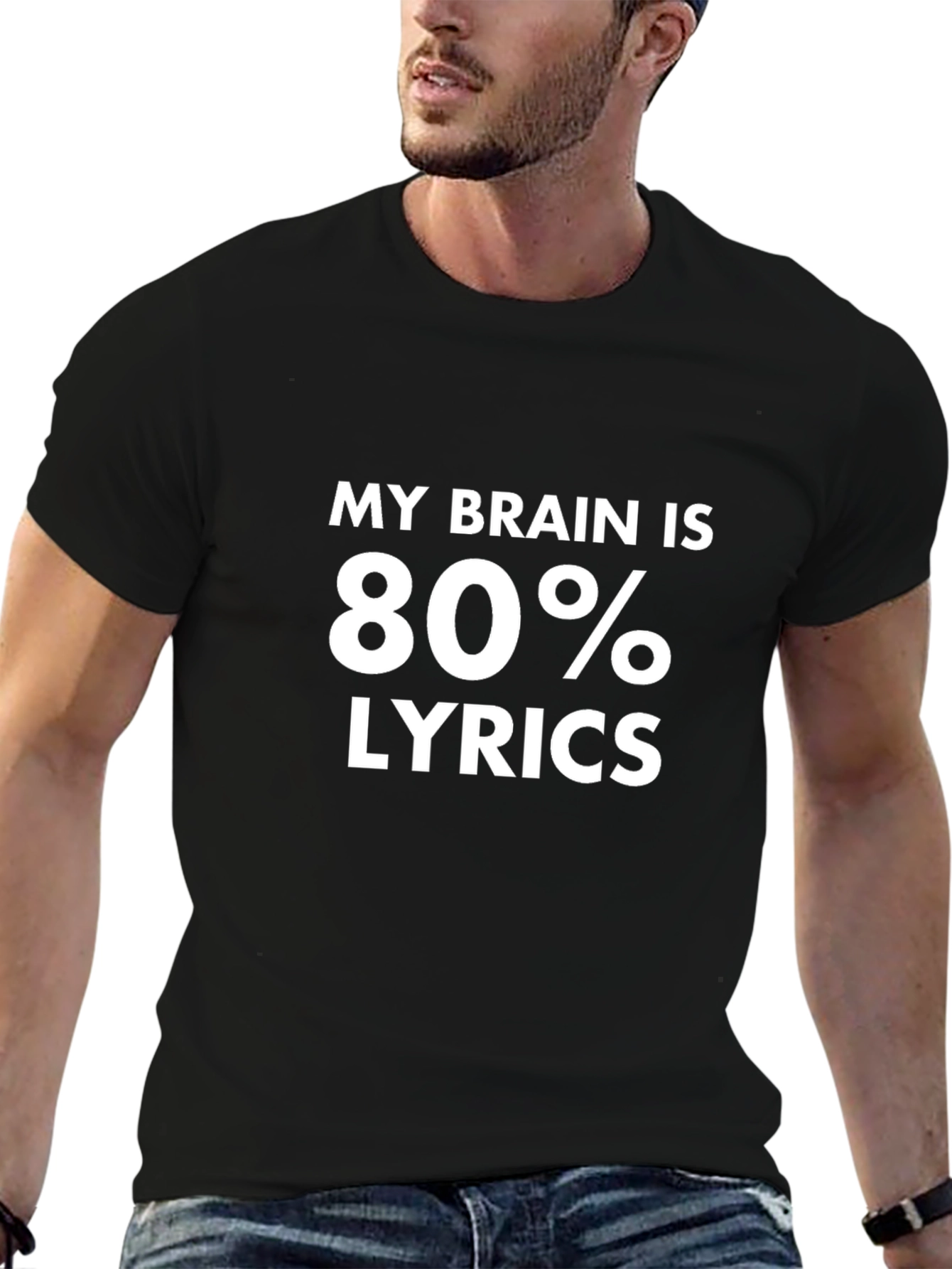 My Brain is 80% Lyrics T-Shirt