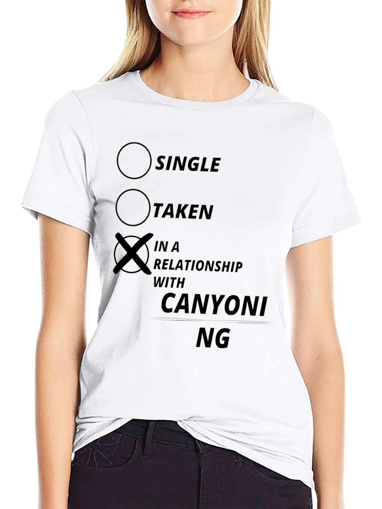 Relationship Status T-Shirt - Canyoning