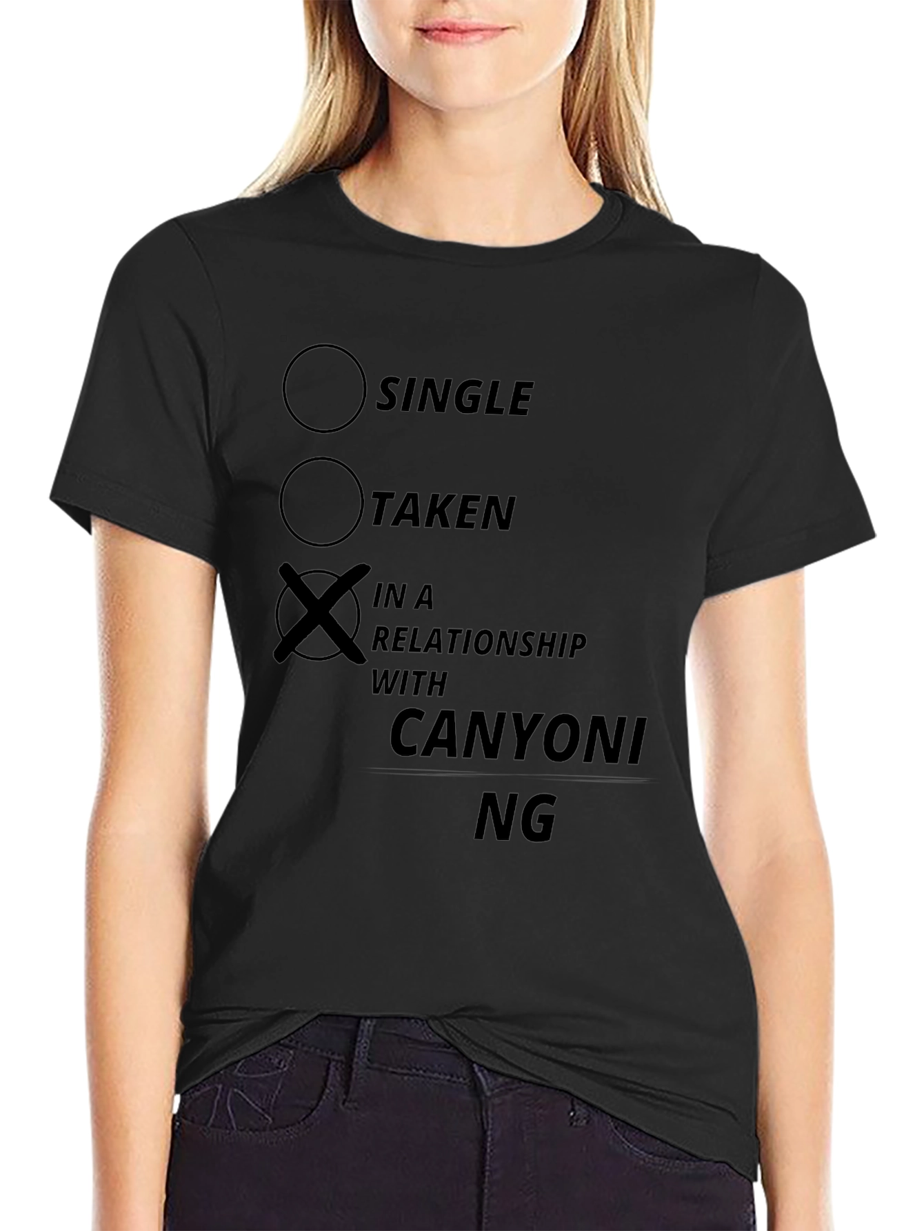 Relationship Status T-Shirt - Canyoning
