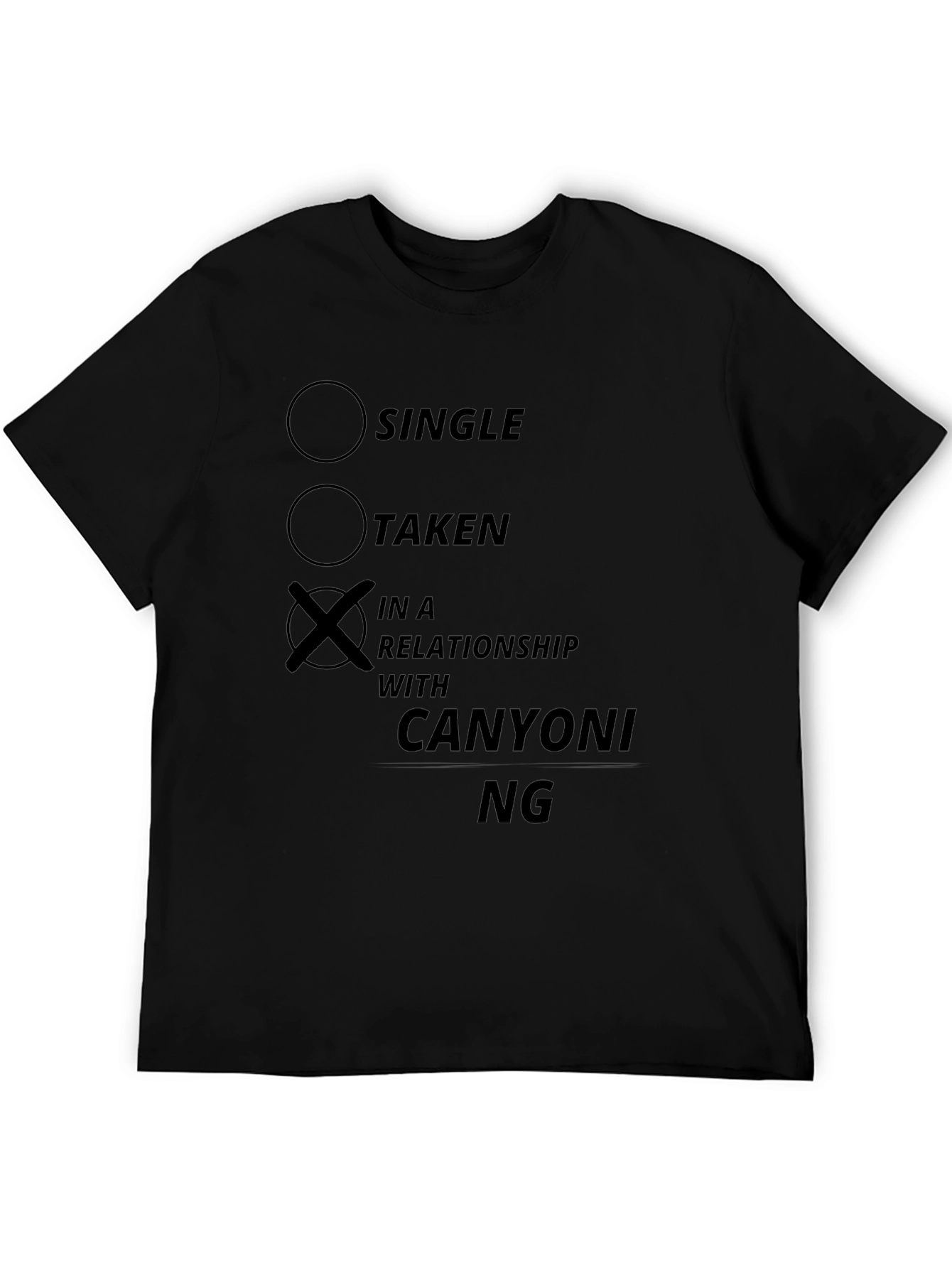 Relationship Status T-Shirt - Canyoning