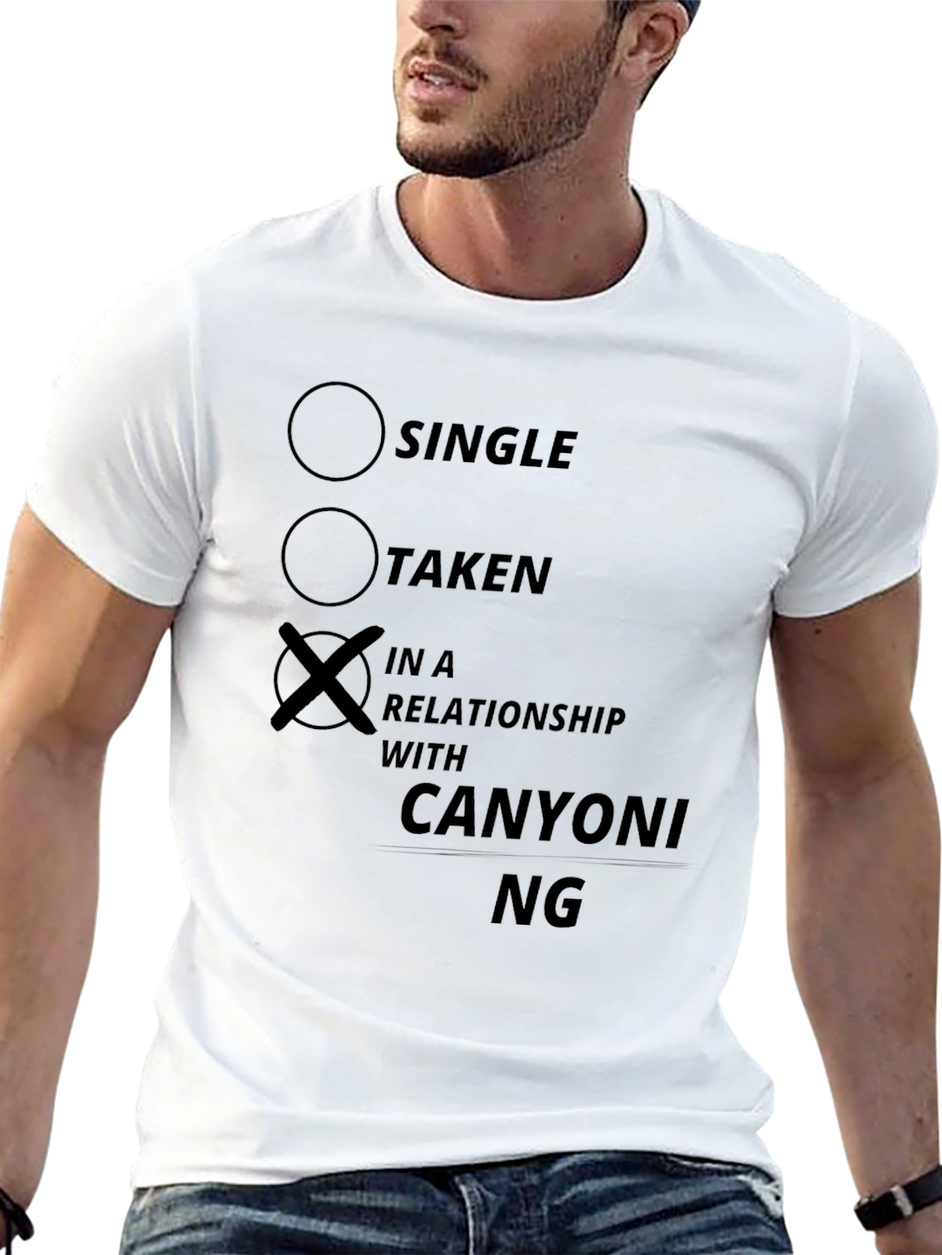 Relationship Status T-Shirt - Canyoning