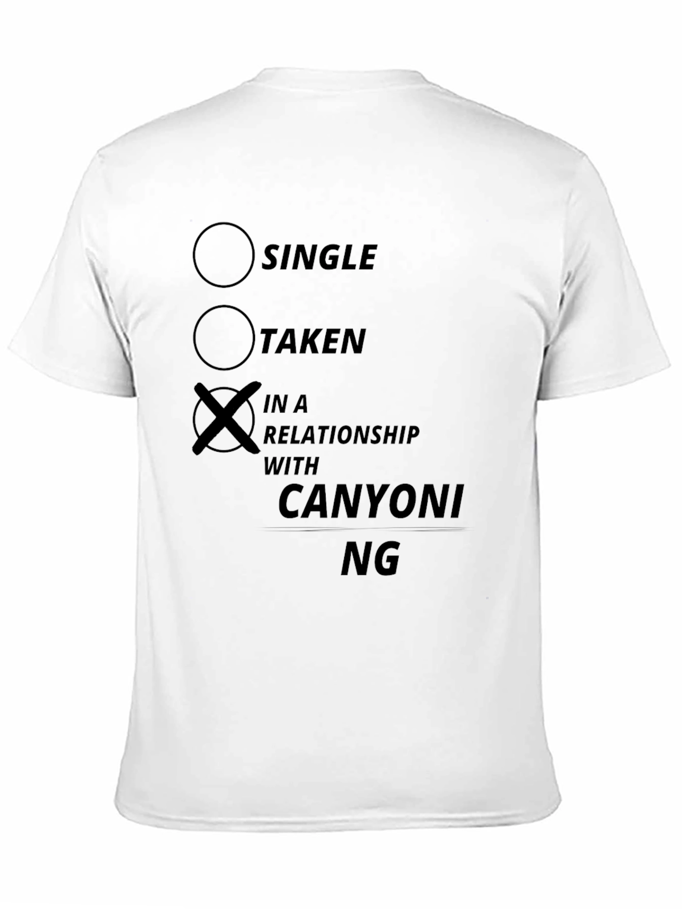 Relationship Status T-Shirt - Canyoning