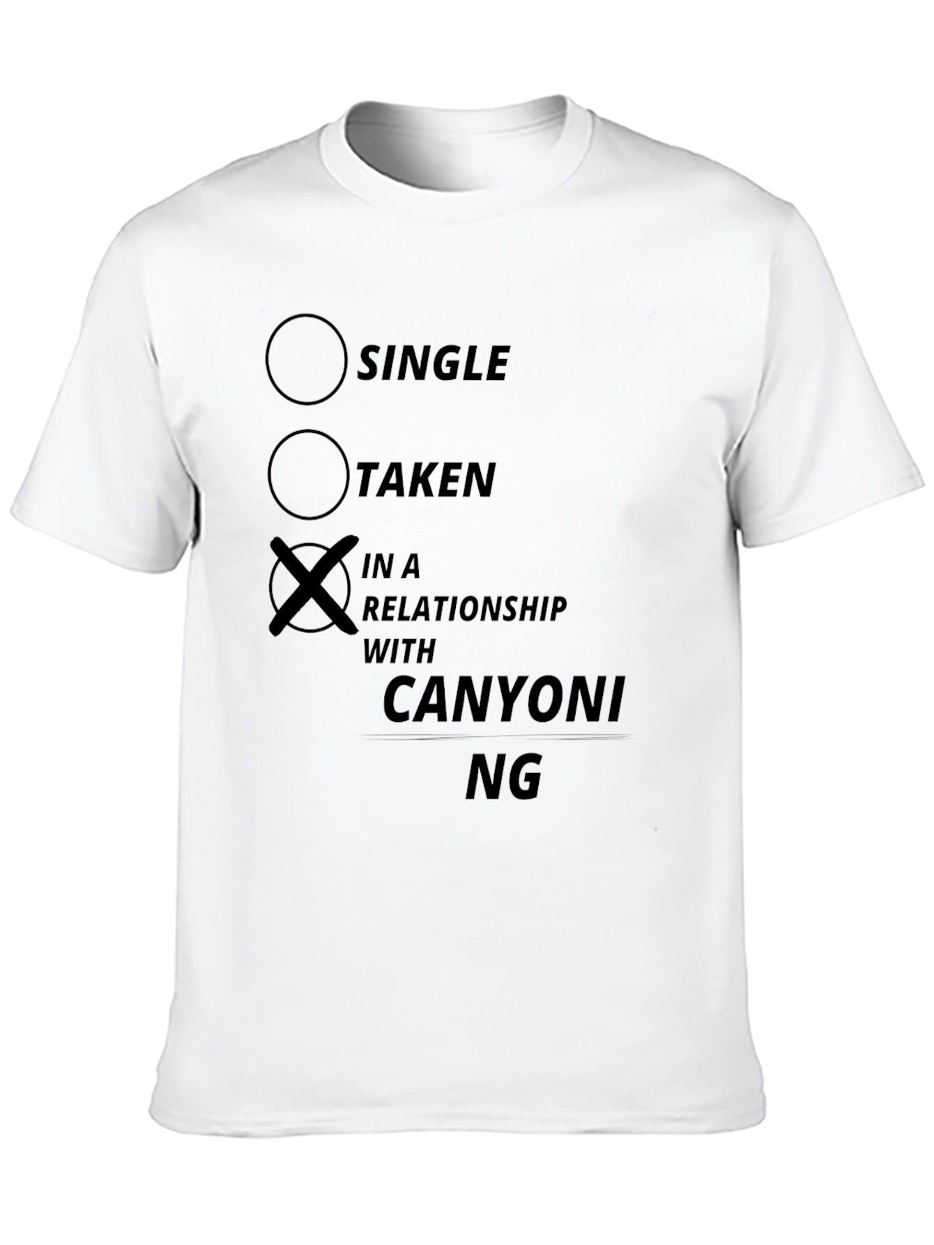 Relationship Status T-Shirt - Canyoning