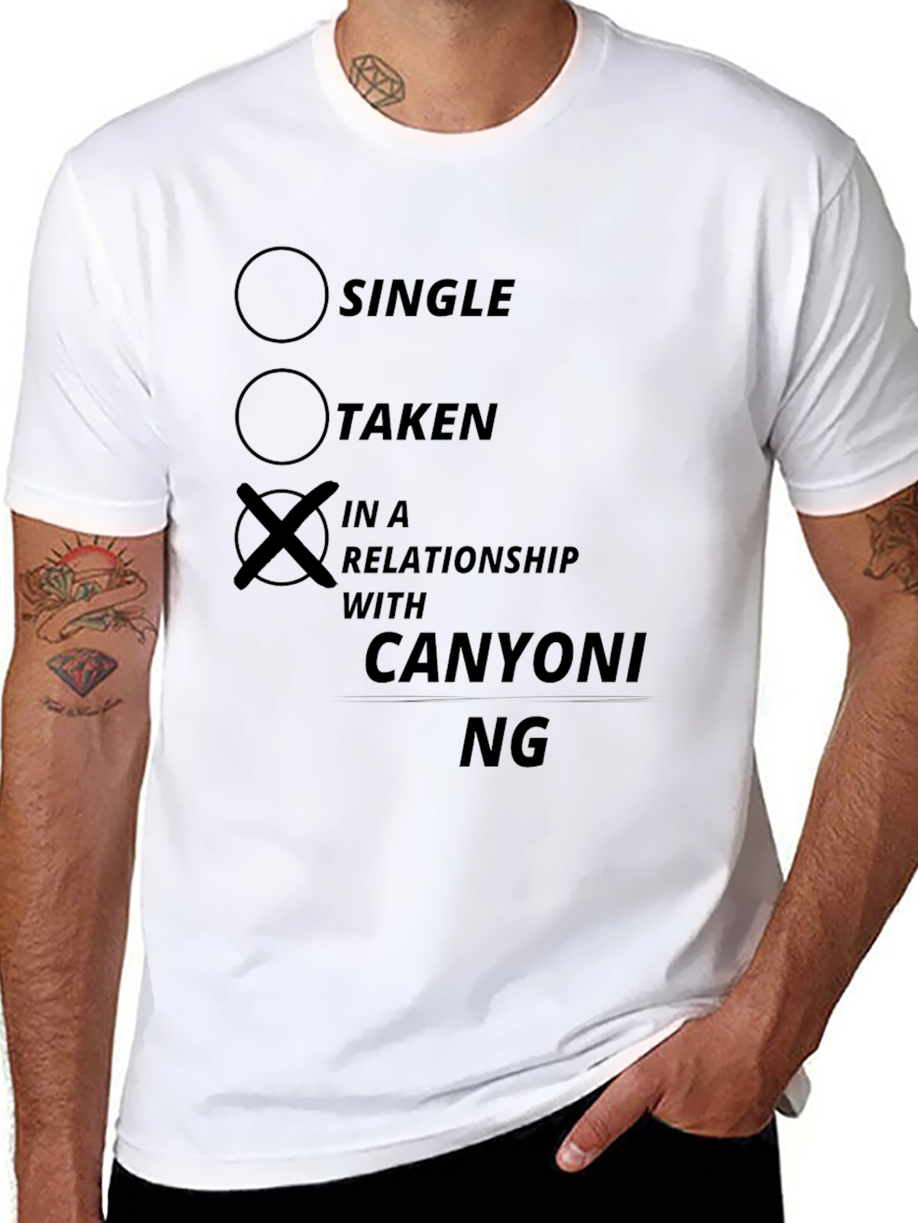 Relationship Status T-Shirt - Canyoning