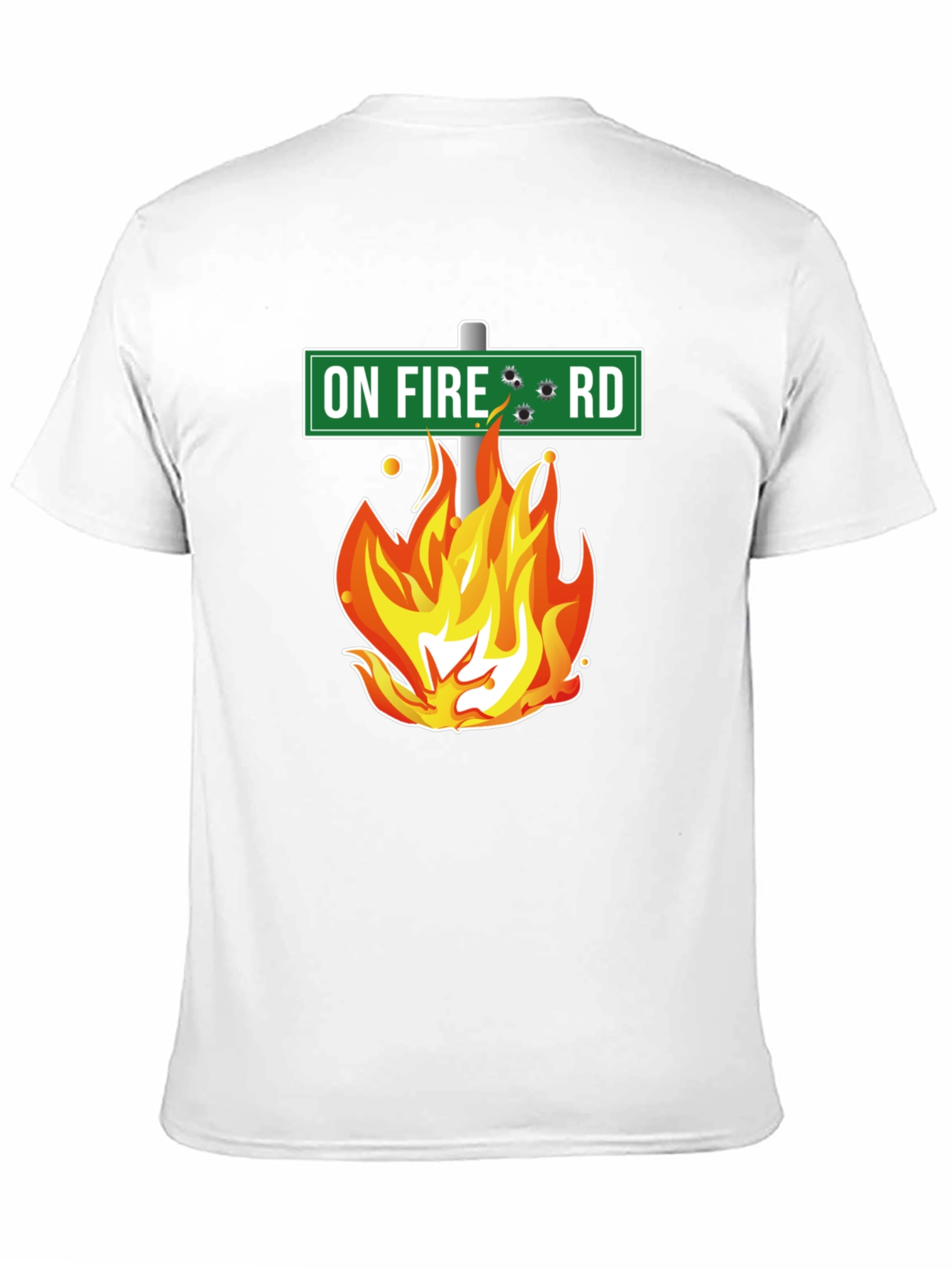 On Fire Road T-Shirt - Novelty Graphic Tee