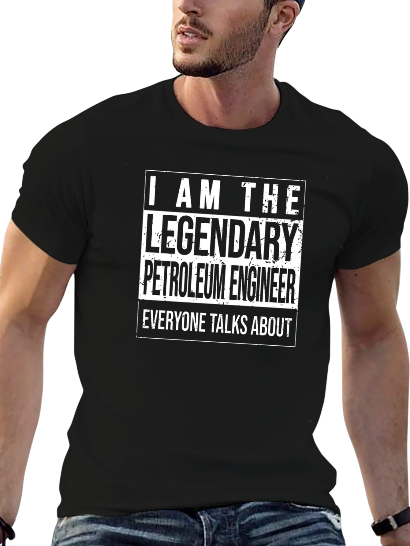 Legendary Petroleum Engineer Black T-Shirt
