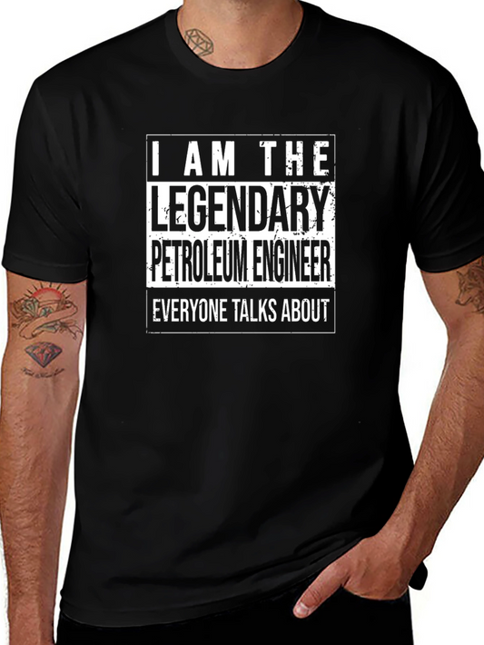 Legendary Petroleum Engineer Black T-Shirt