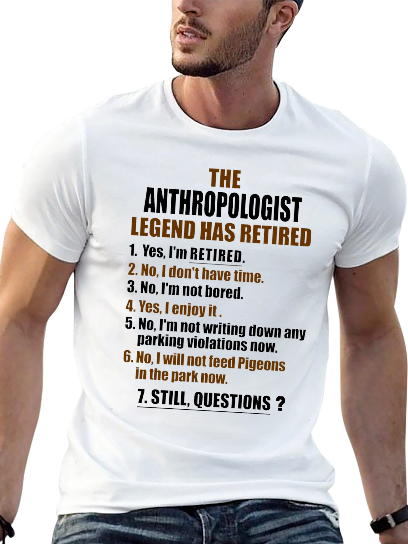 Retired Anthropologist Legend T-Shirt