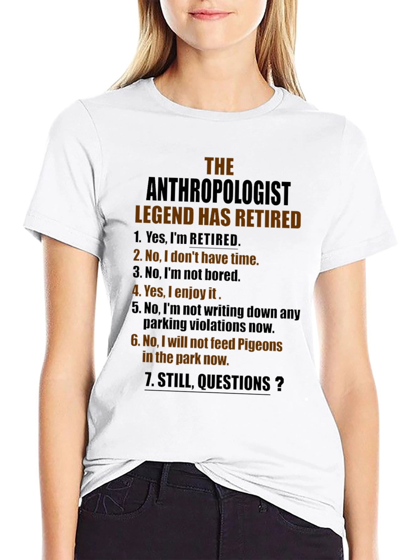 Retired Anthropologist Legend T-Shirt