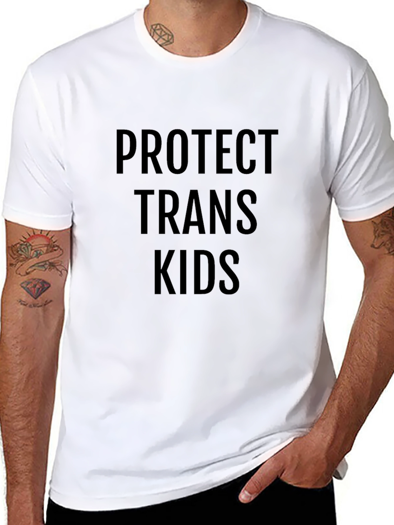 Protect Trans Kids Black T-Shirt