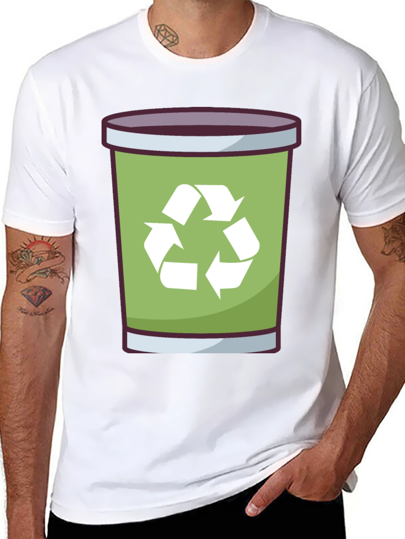 Recycle Graphic Tee - Eco-Friendly Fashion