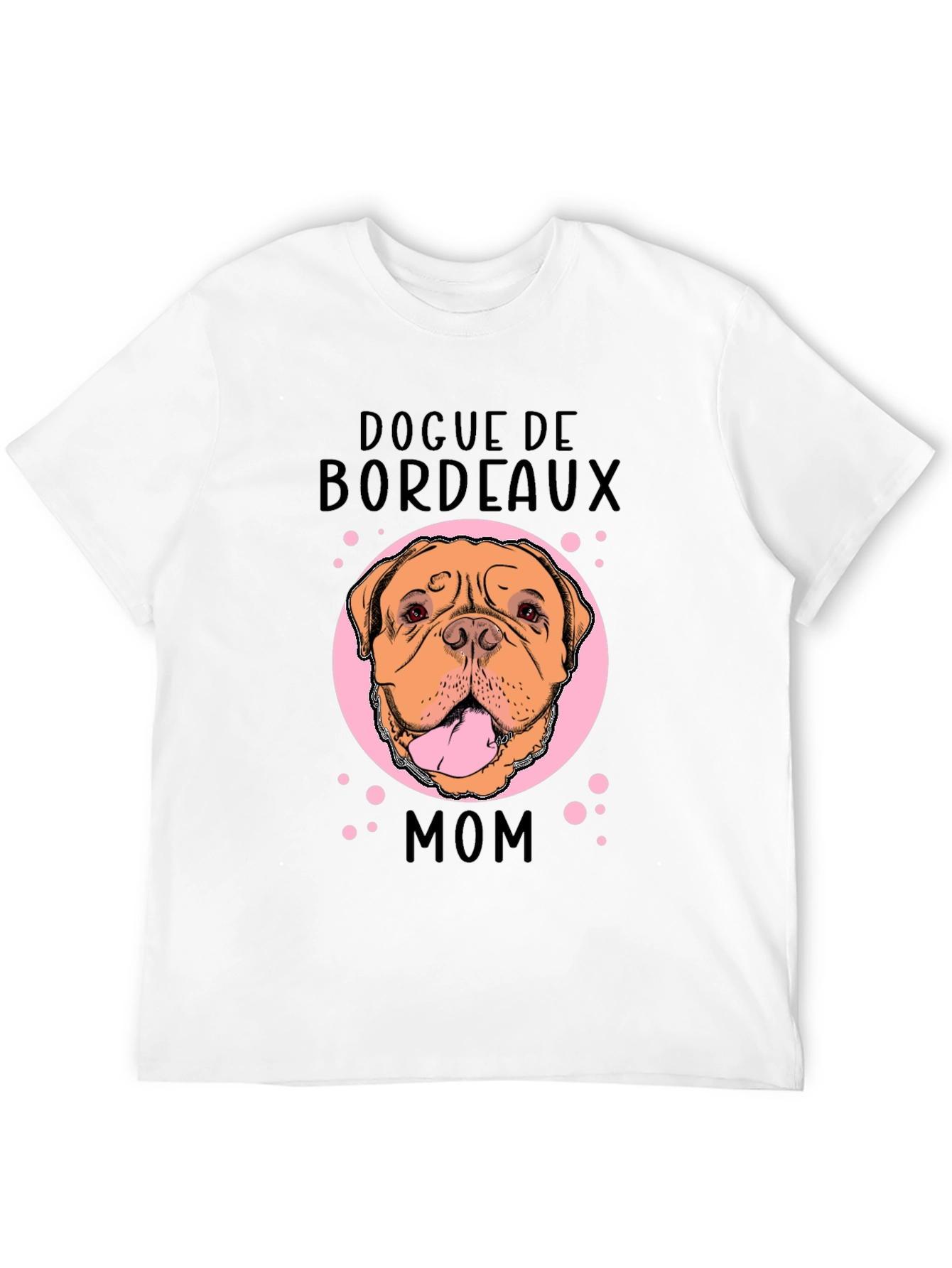 Dogue de Bordeaux Mom Black T-Shirt