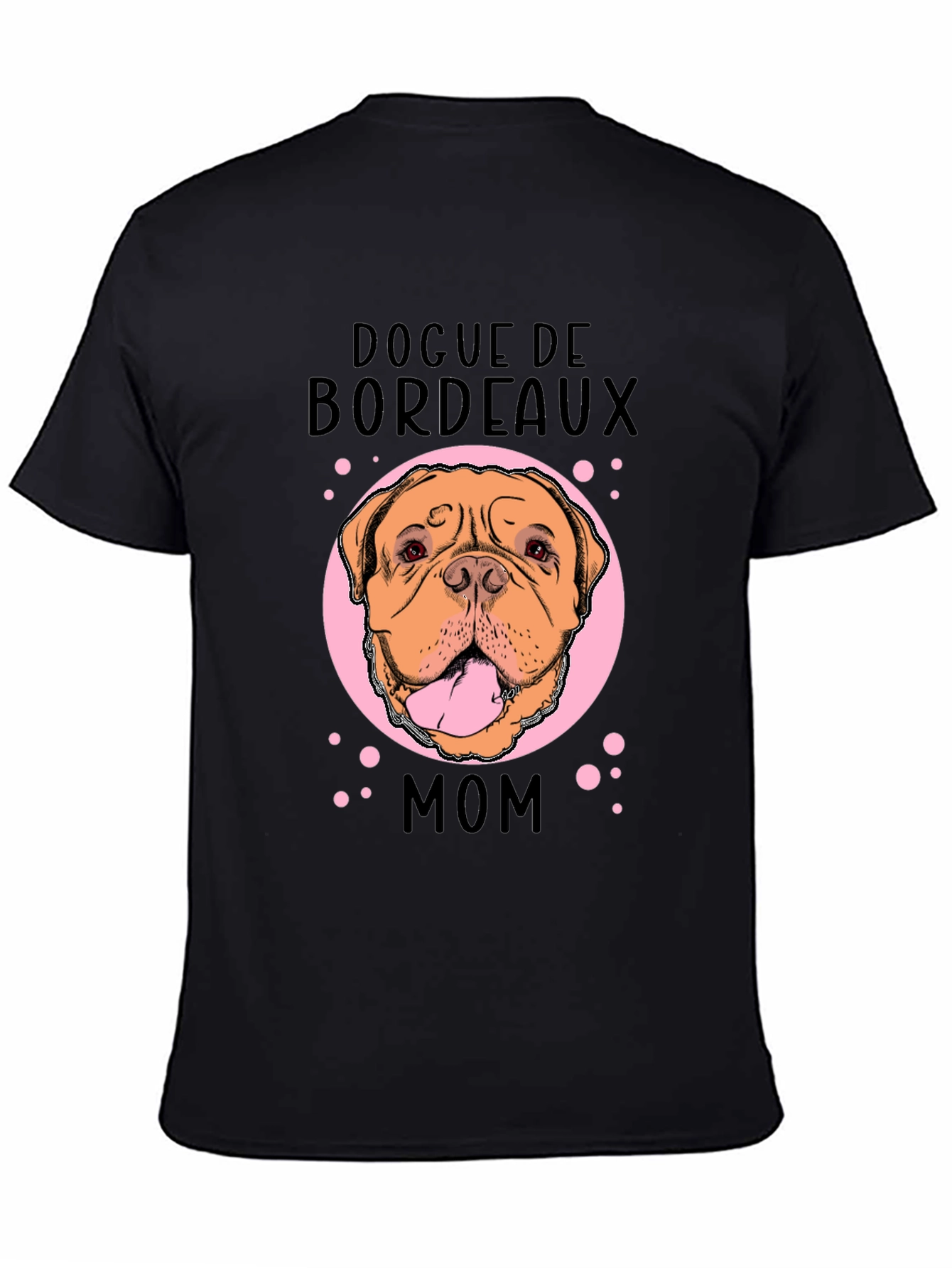 Dogue de Bordeaux Mom Black T-Shirt
