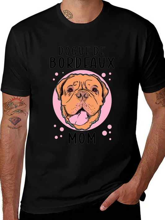 Dogue de Bordeaux Mom Black T-Shirt
