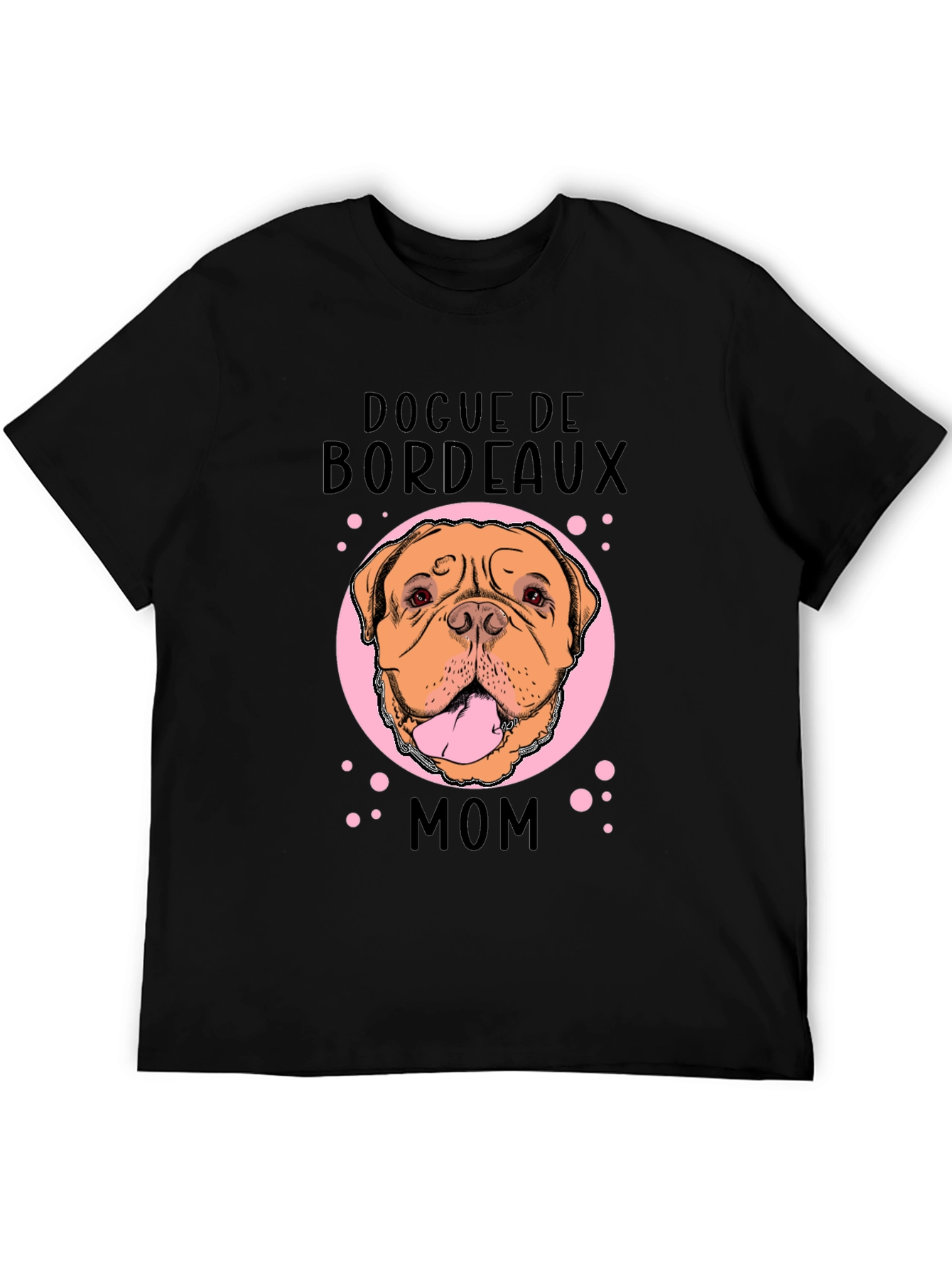 Dogue de Bordeaux Mom Black T-Shirt