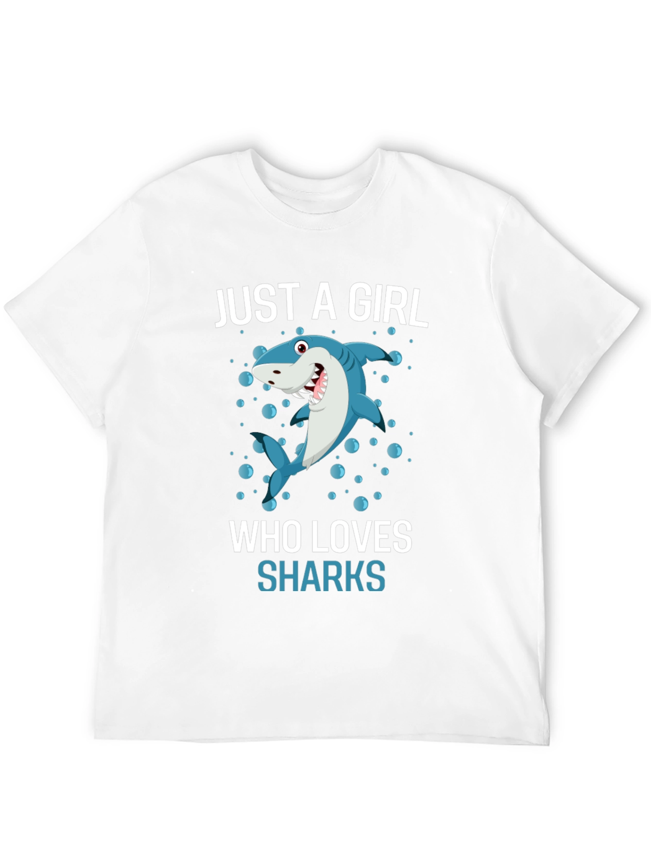 Just A Girl Who Loves Sharks T-Shirt