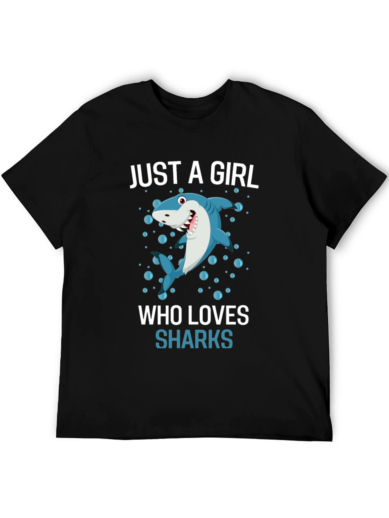 Just A Girl Who Loves Sharks T-Shirt