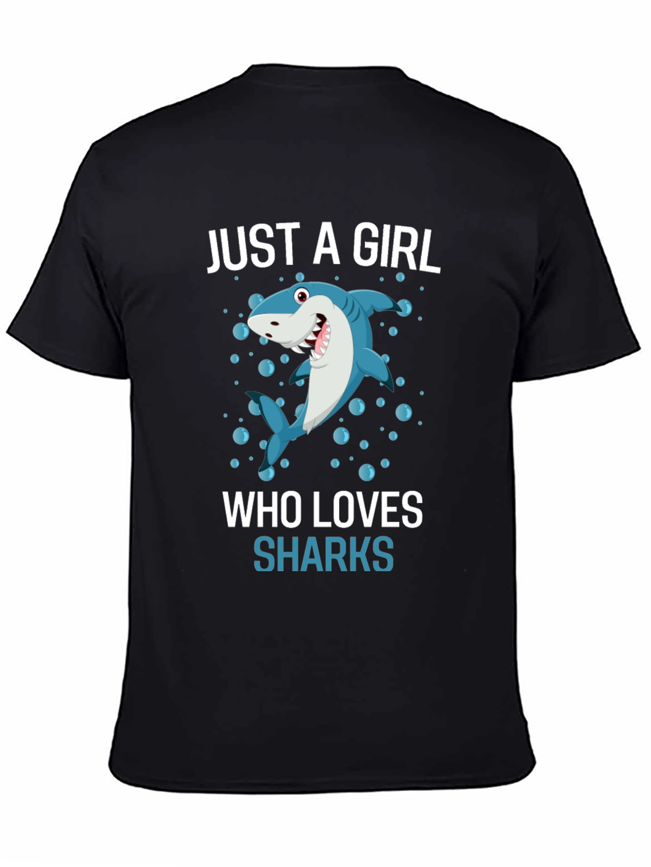 Just A Girl Who Loves Sharks T-Shirt