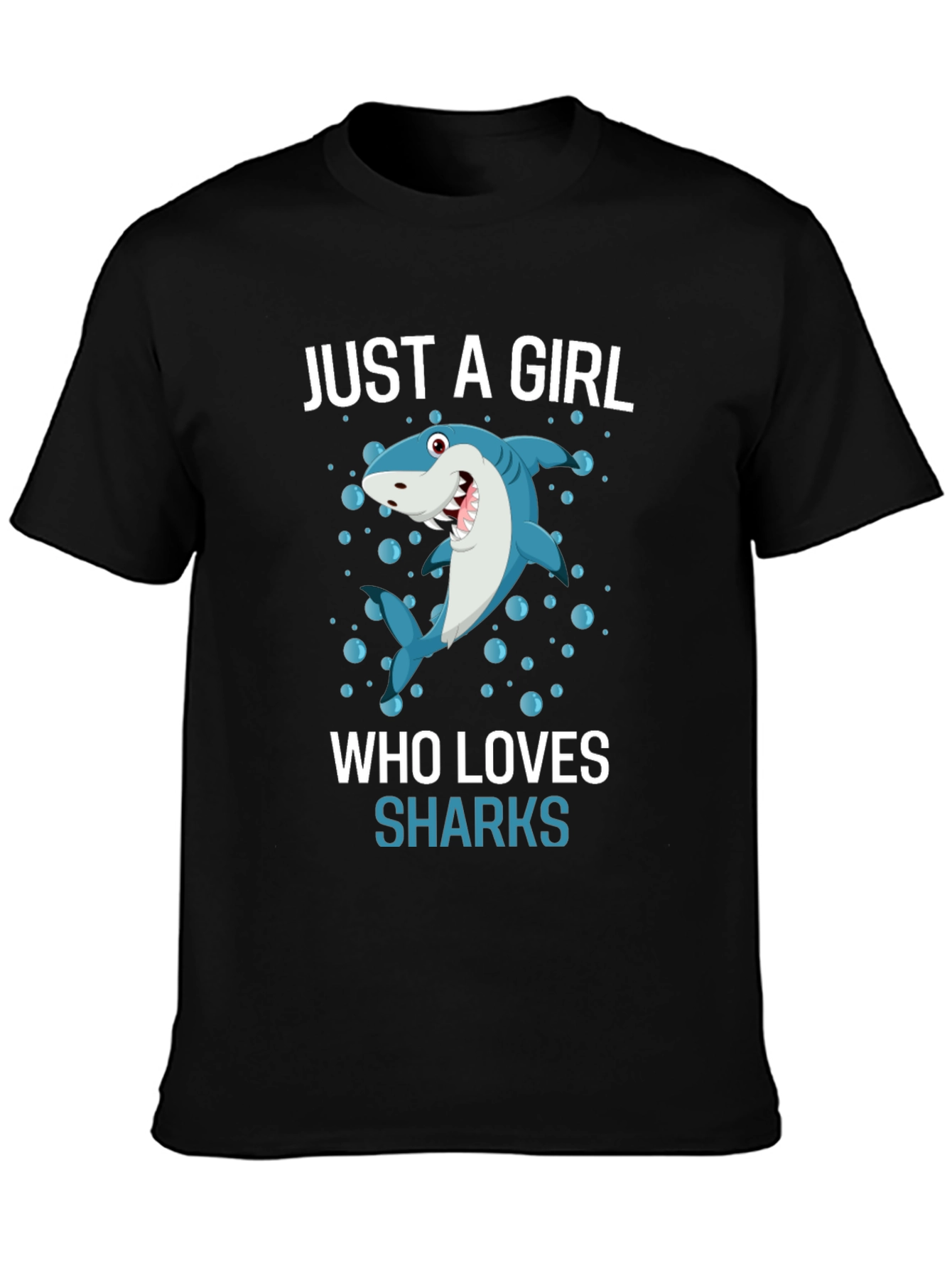 Just A Girl Who Loves Sharks T-Shirt