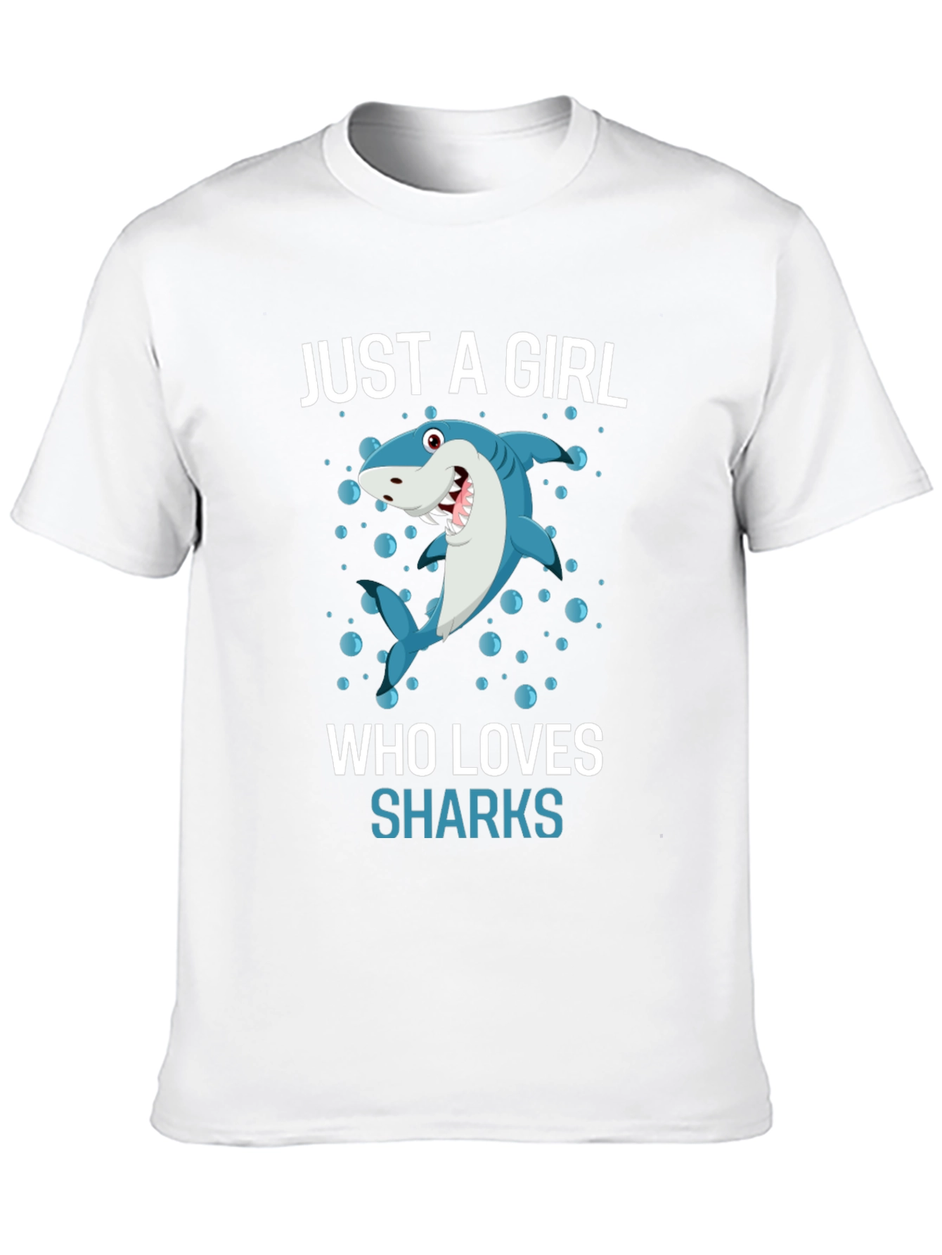 Just A Girl Who Loves Sharks T-Shirt