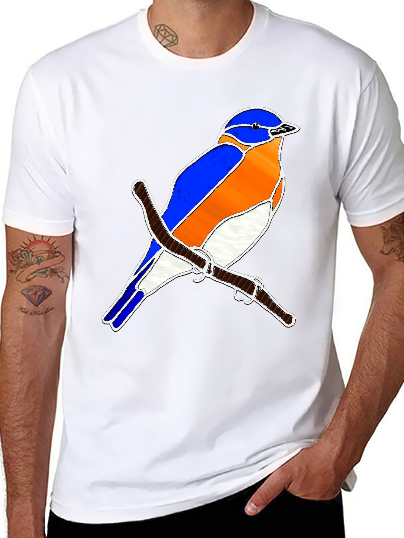 Bluebird T-Shirt - Nature Inspired Graphic Tee