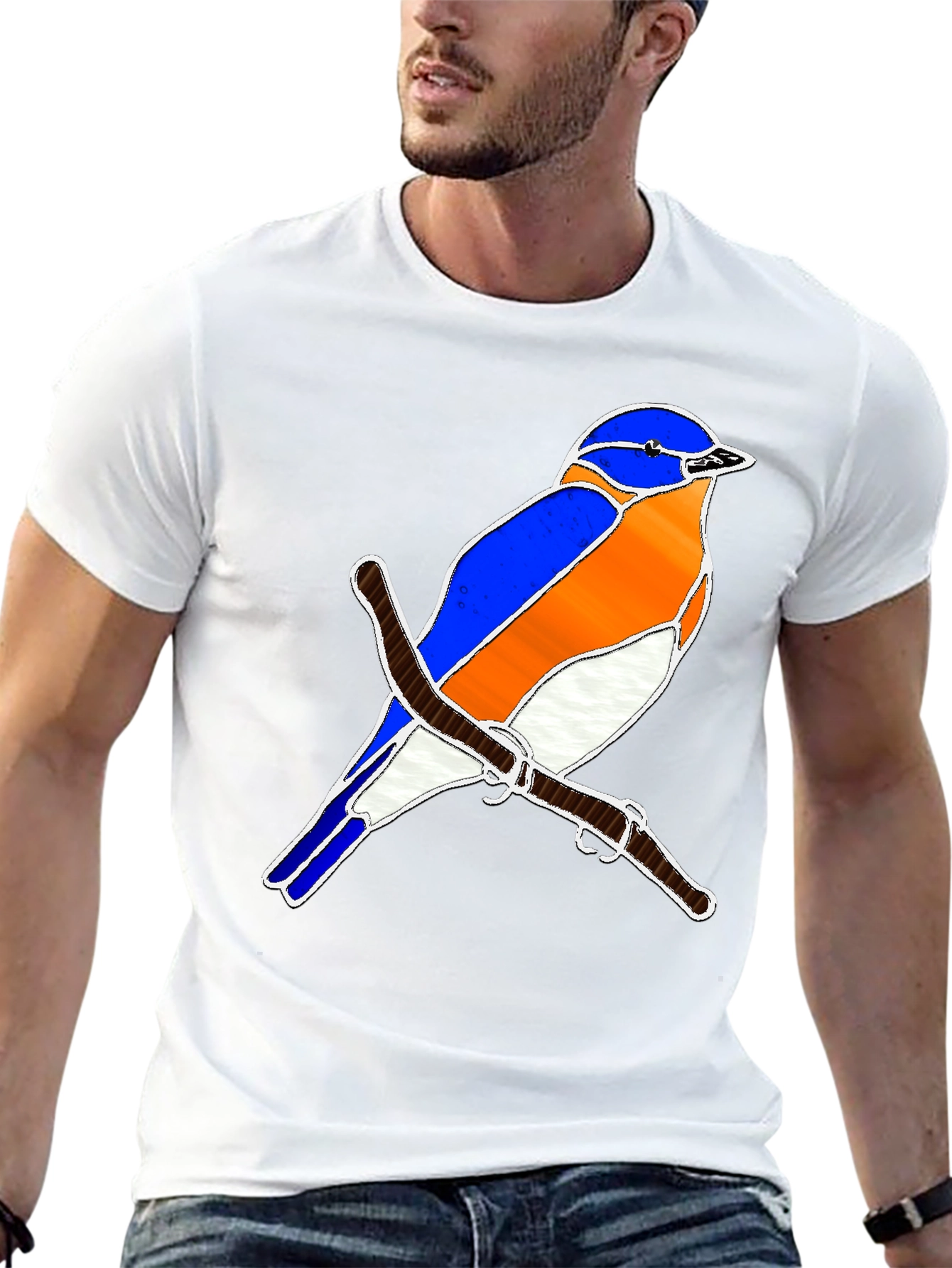 Bluebird T-Shirt - Nature Inspired Graphic Tee