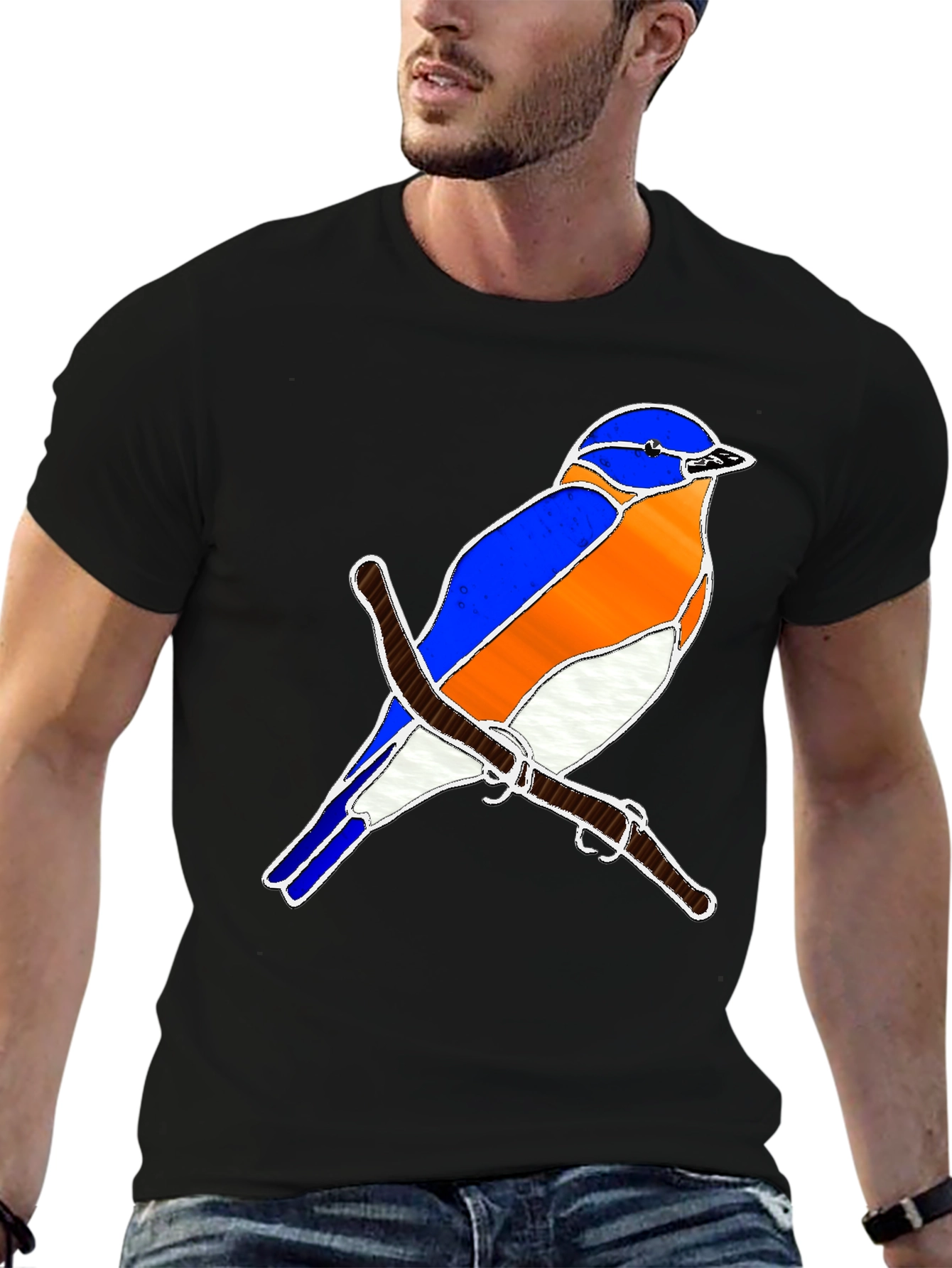 Bluebird T-Shirt - Nature Inspired Graphic Tee