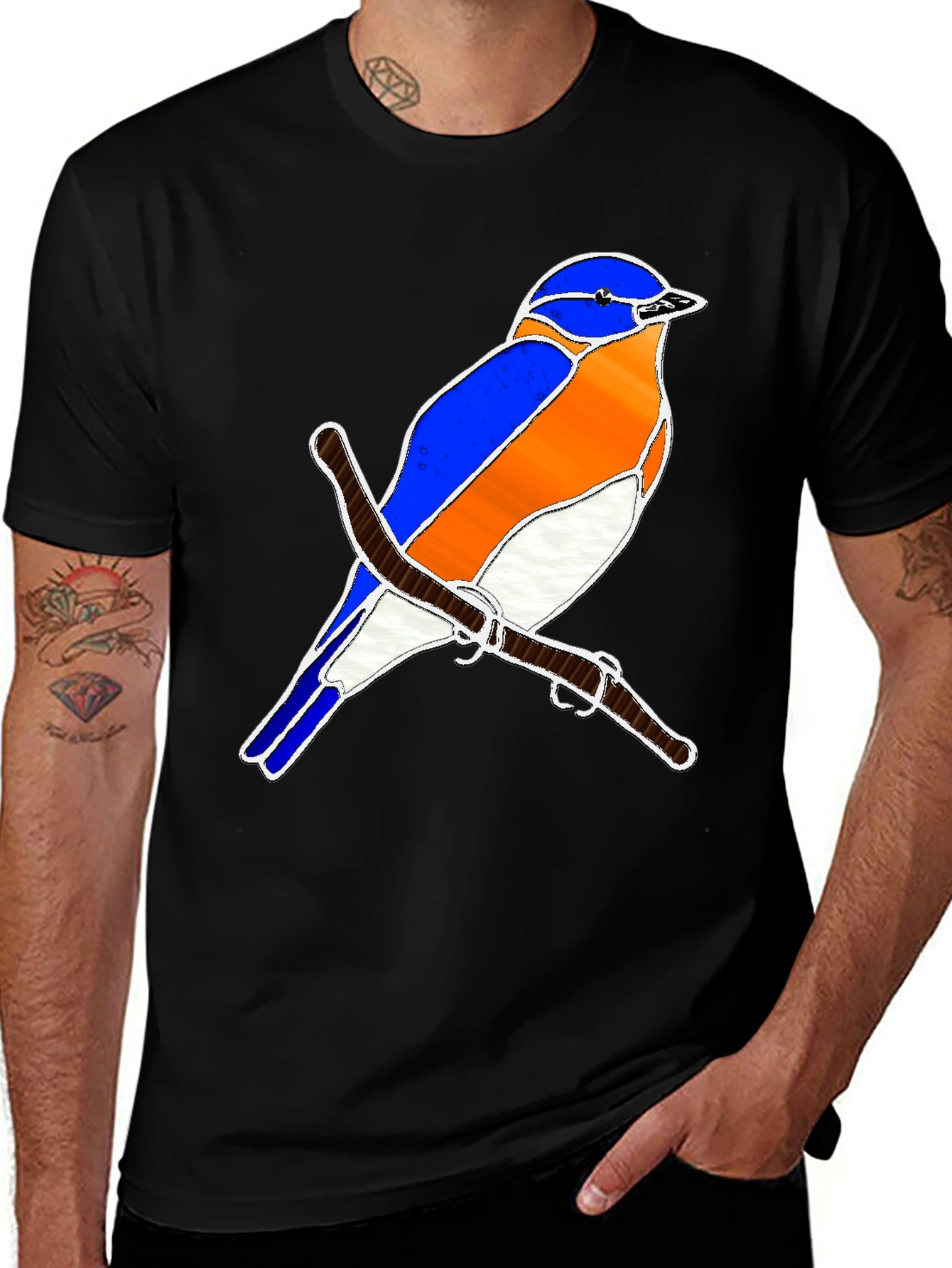 Bluebird T-Shirt - Nature Inspired Graphic Tee