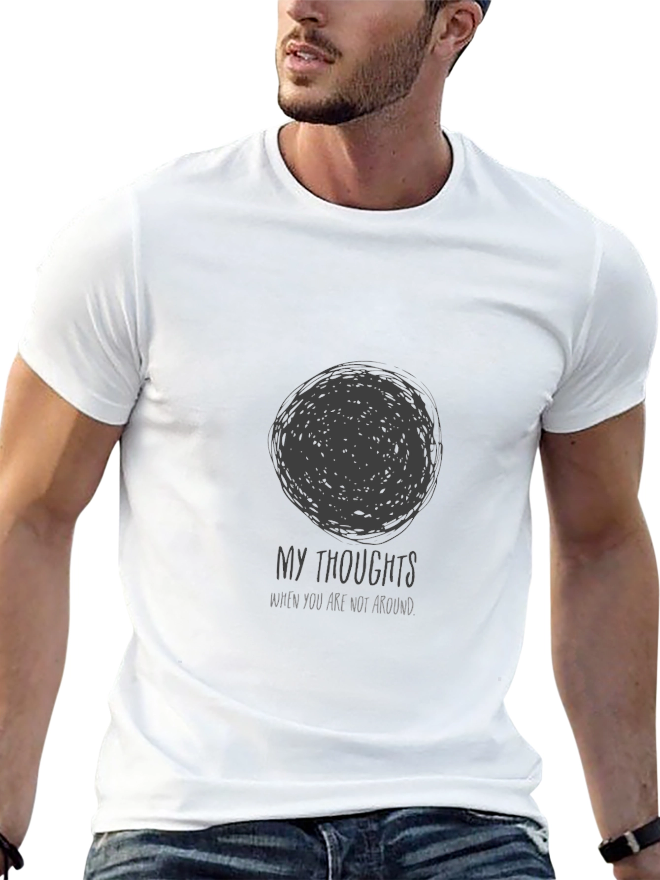 My Thoughts Graphic Tee - Soft Cotton Comfort
