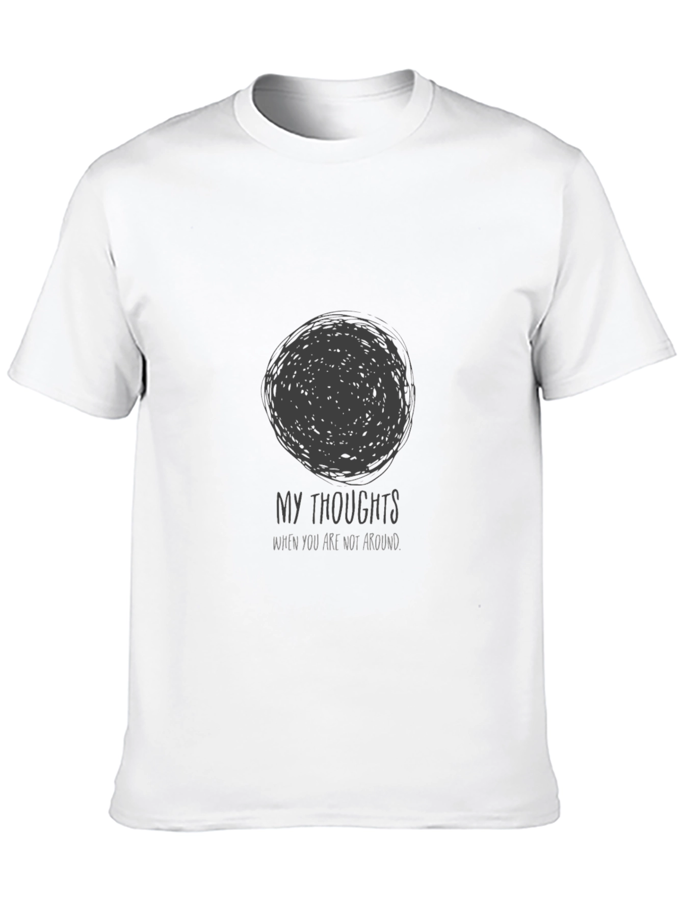 My Thoughts Graphic Tee - Soft Cotton Comfort