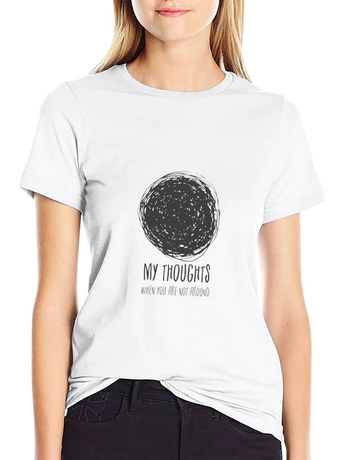 My Thoughts Graphic Tee - Soft Cotton Comfort