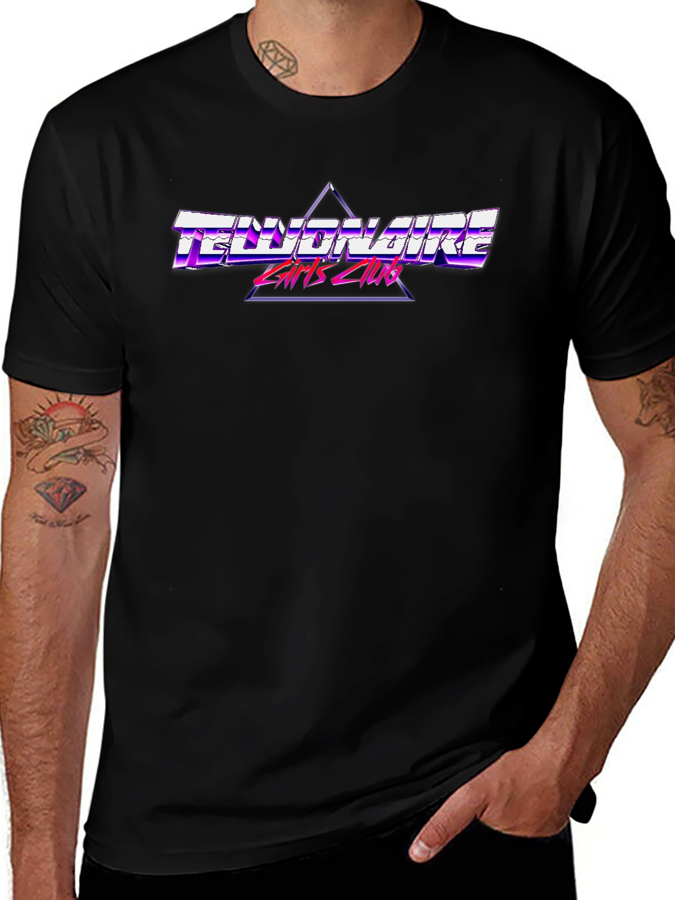 Retro Wave Millionaire Kart Club Graphic T-Shirt