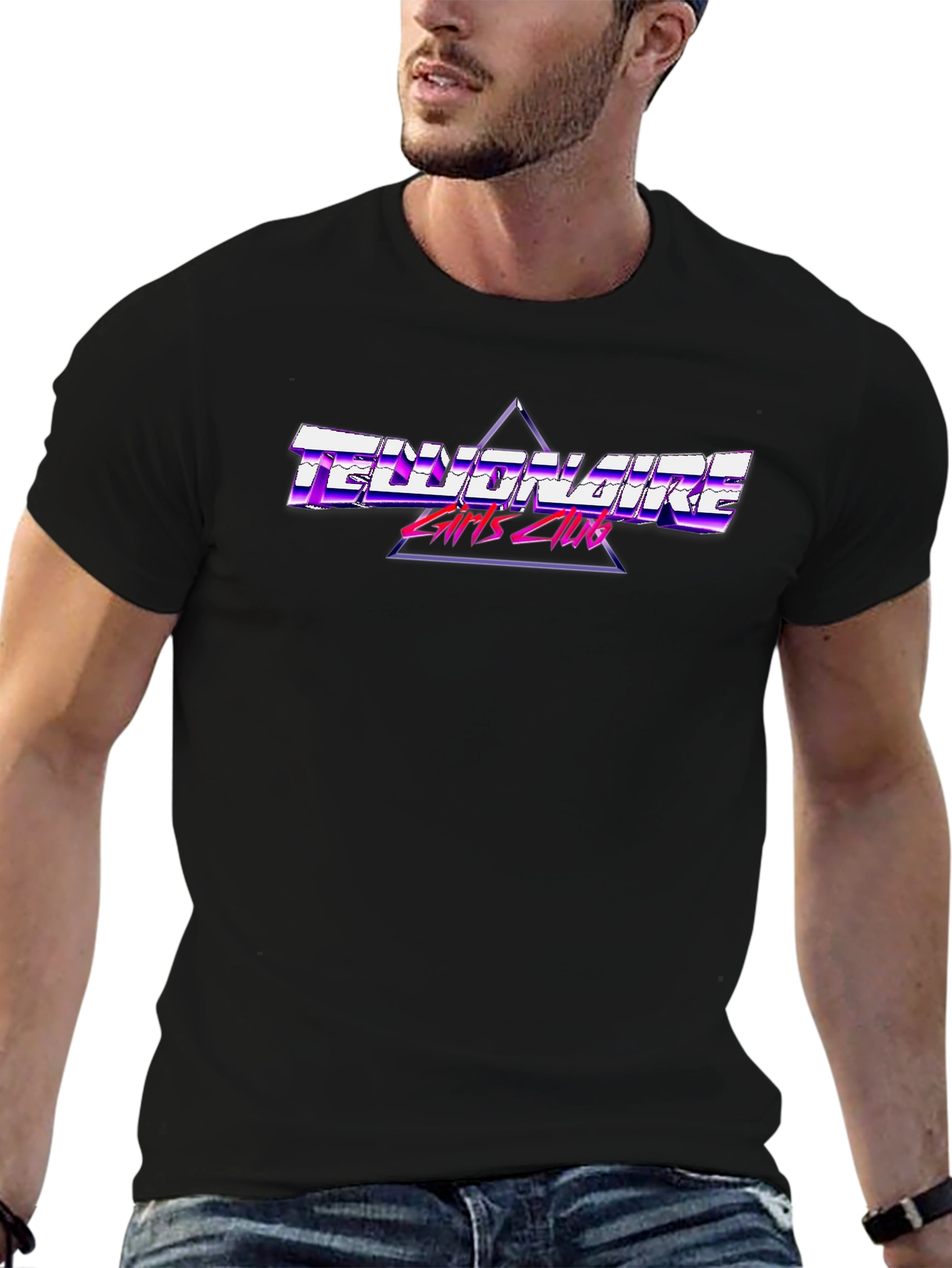 Retro Wave Millionaire Kart Club Graphic T-Shirt