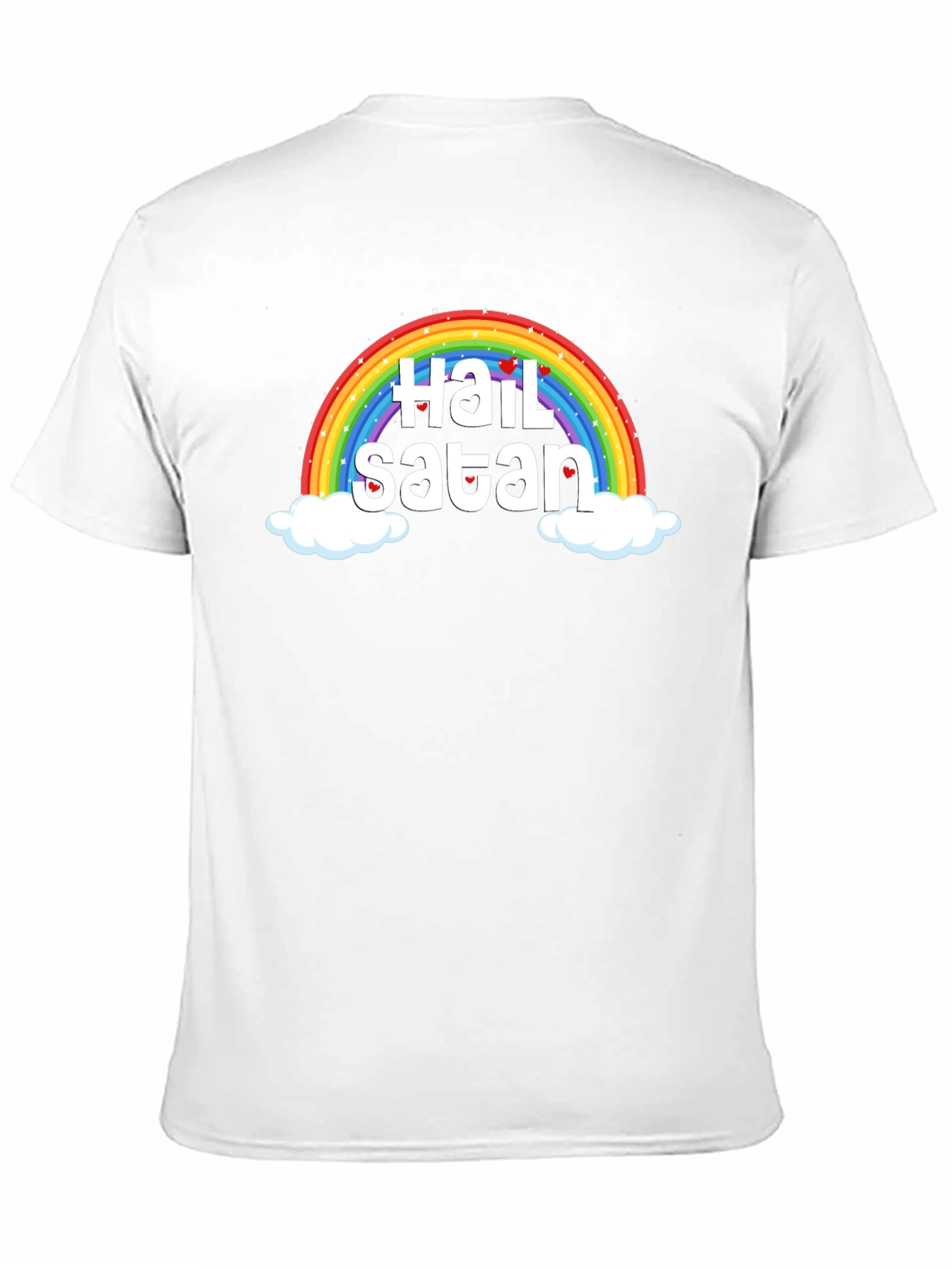 Rainbow Hail Satan Graphic Tee
