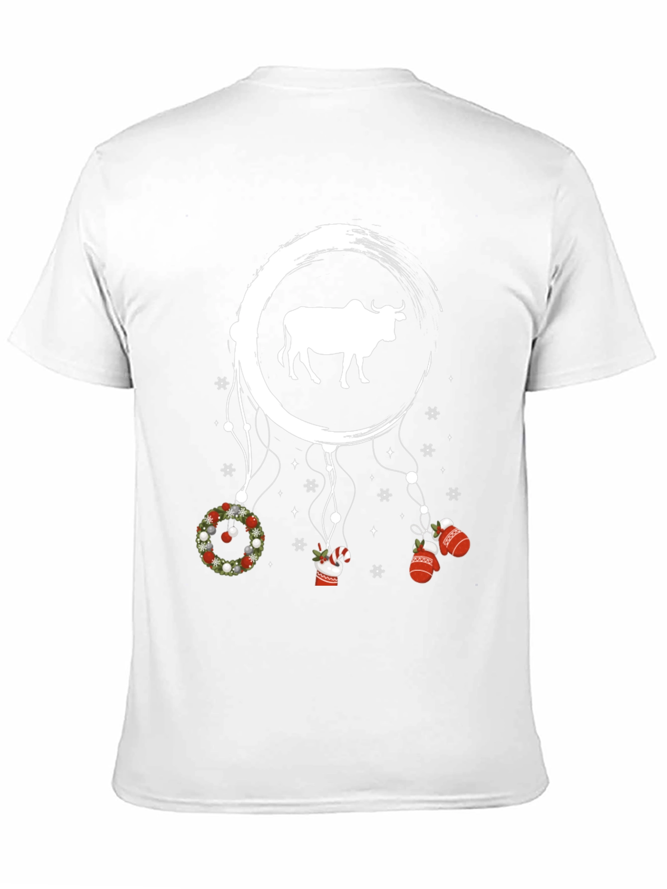 Festive Bull Graphic Tee