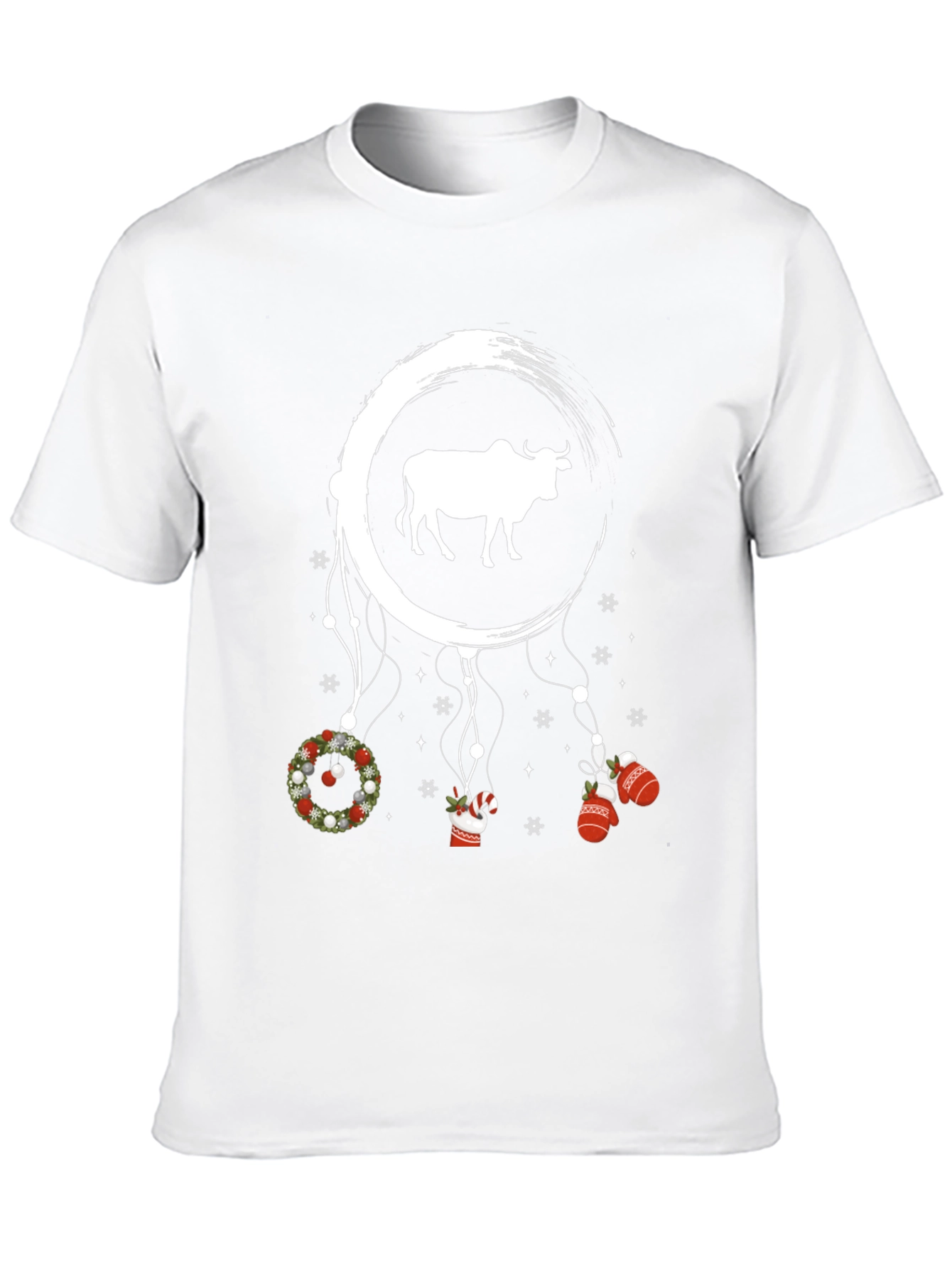 Festive Bull Graphic Tee